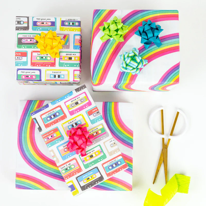 Eco Gift Bows – Compostable Cotton Gift Bows, Plastic-Free | Artisanal Brights Mix - Image 4