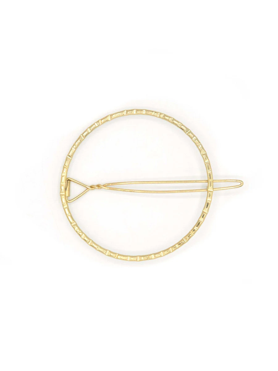 Ellipse Circle Hair Clip