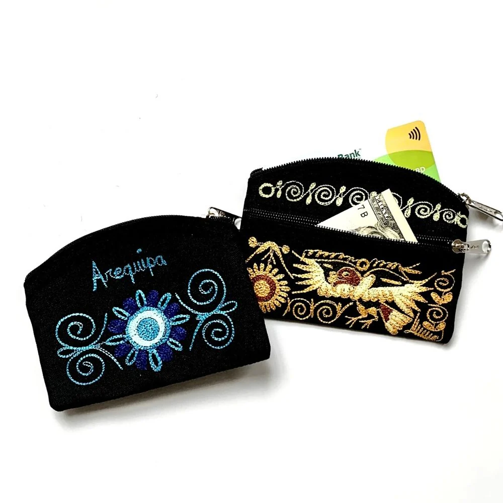 Embroidered Small Pouch - Image 2