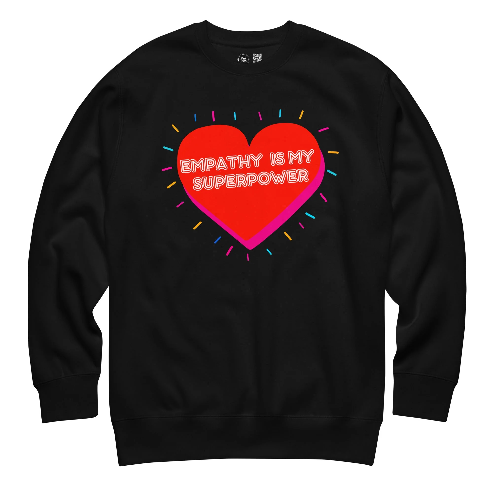Empathy is my Superpower Crewneck Sweatshirt - Image 3