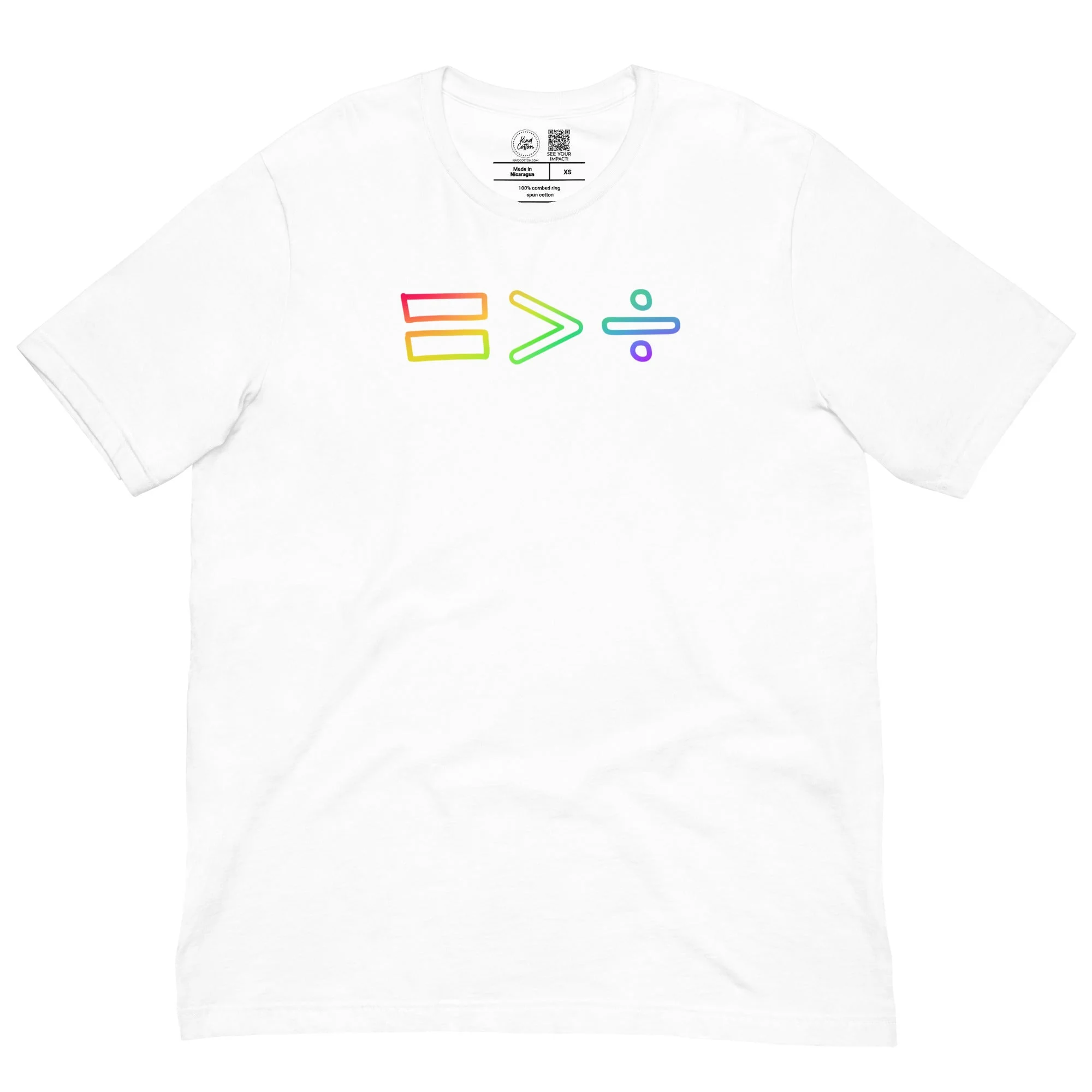 Equality Greater Than Division Classic Tee - Image 3