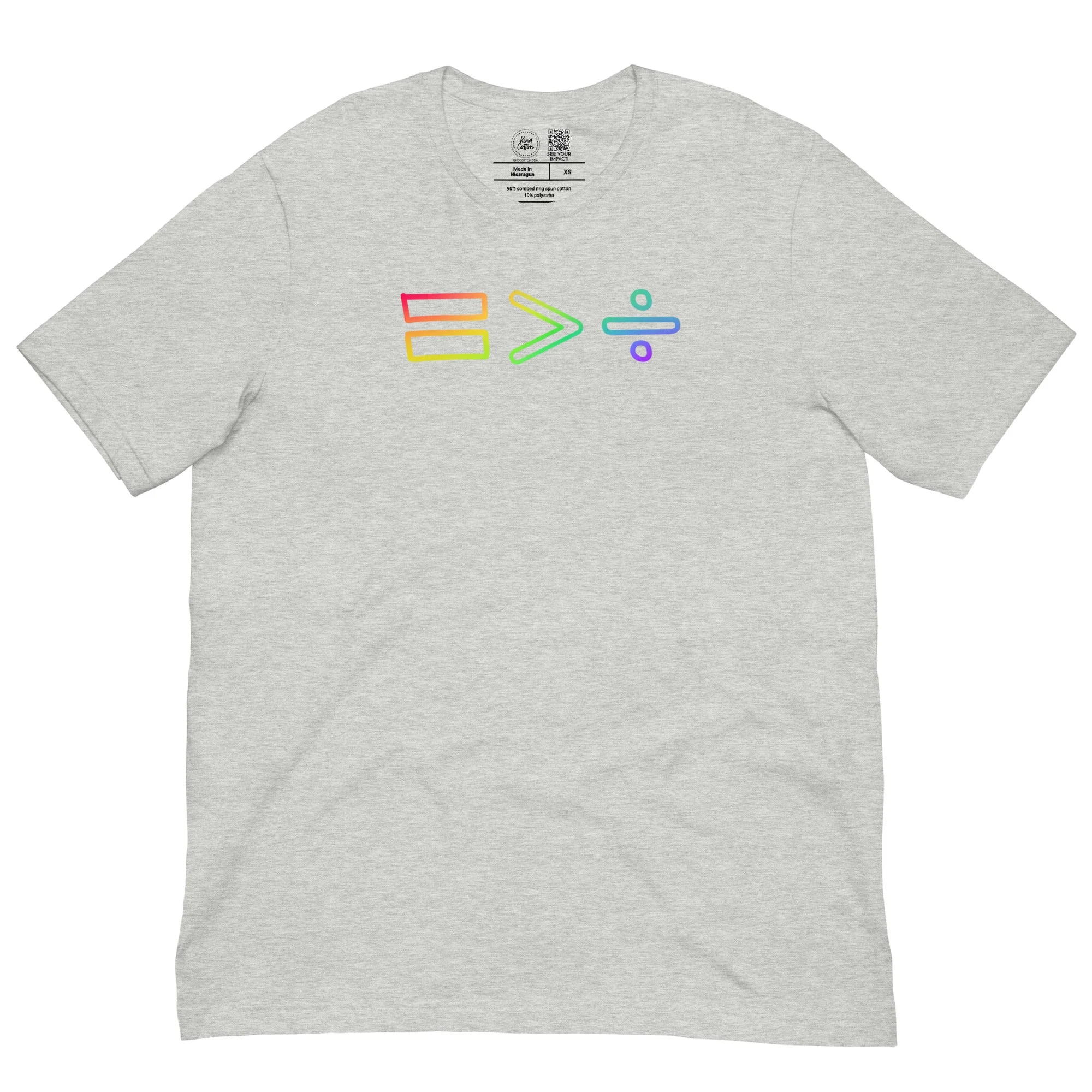 Equality Greater Than Division Classic Tee - Image 4