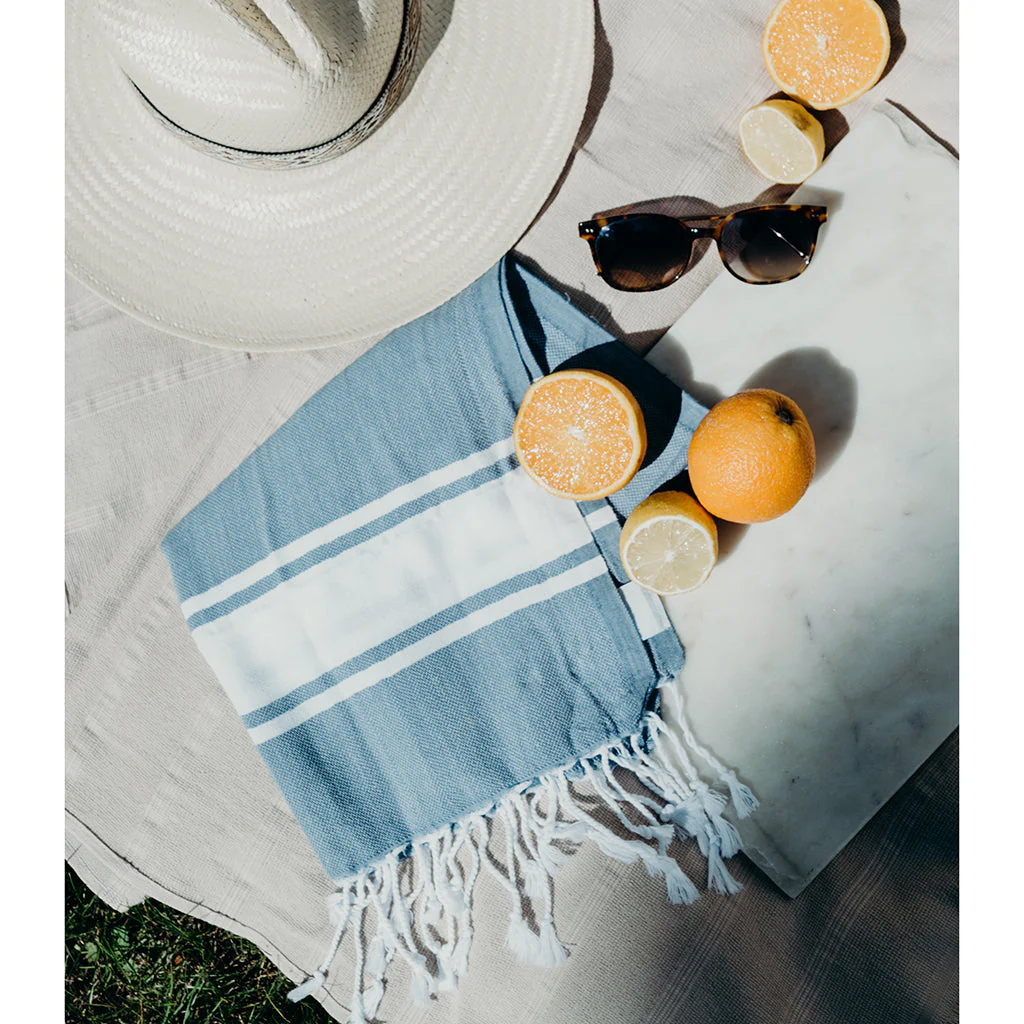 Essential Stripe Turkish Hand Towel - Image 4