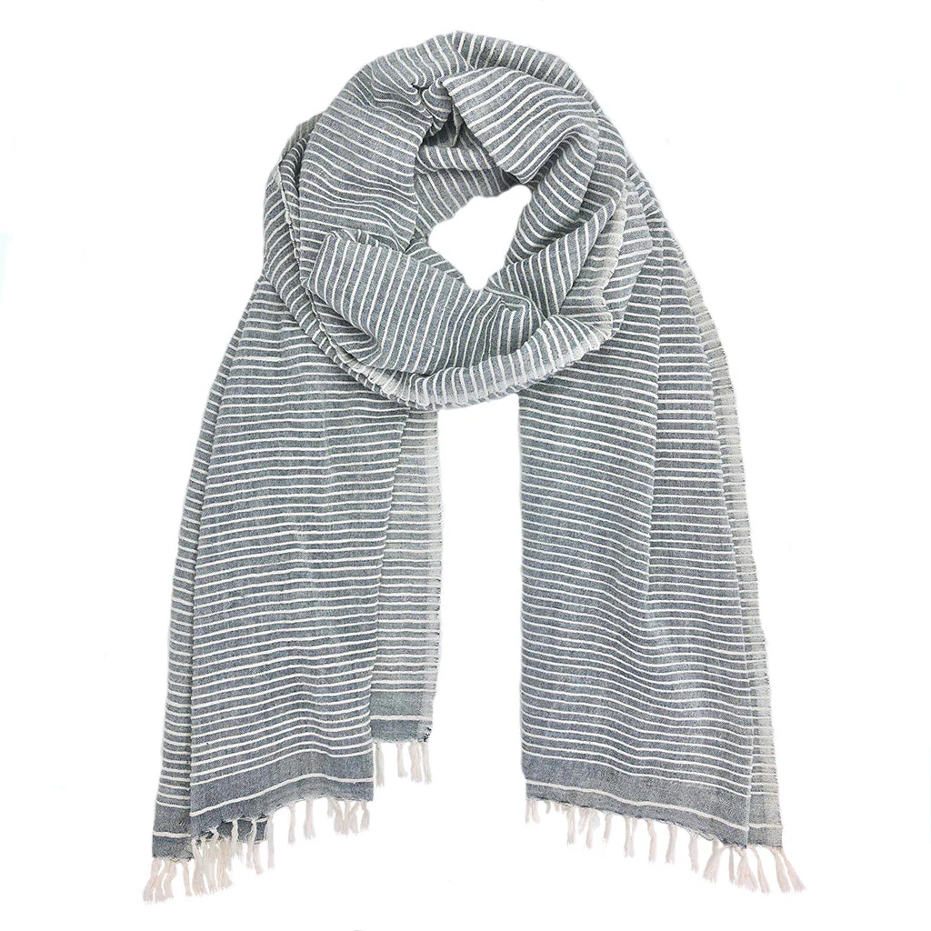 Ethiopian Stripe Wrap Scarf - Image 5
