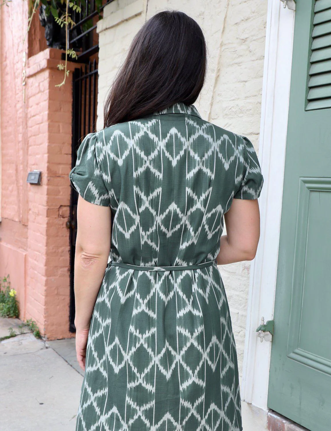 Evergreen Organic Cotton Button Dress - Image 5