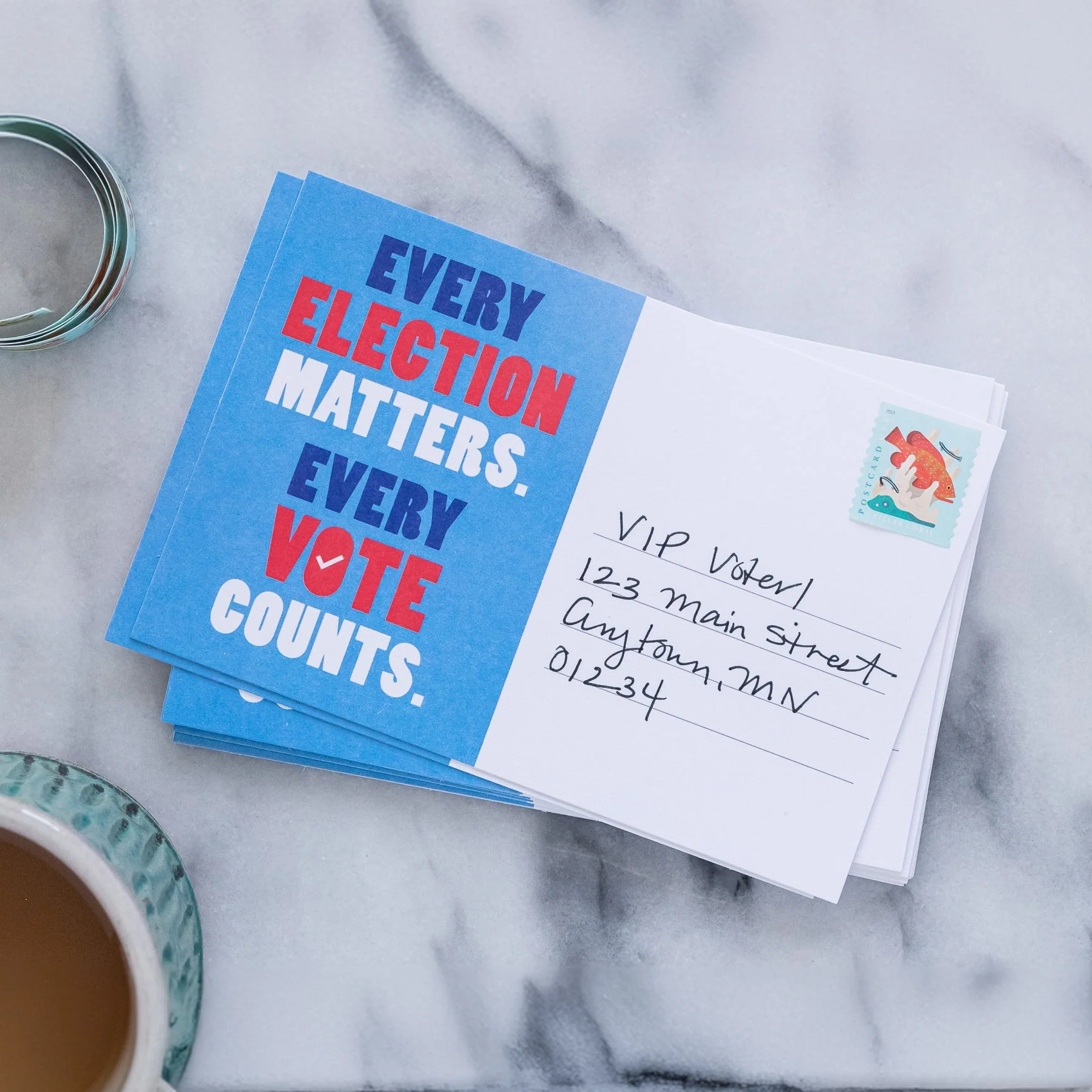 Every Election Matters Blank 4x6 Voter Postcards - Image 5