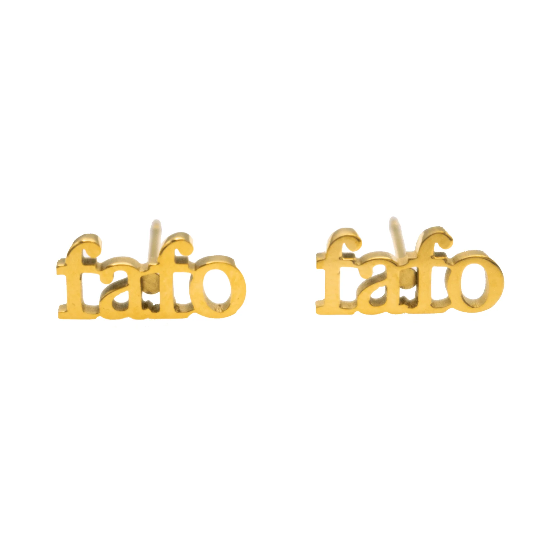 FAFO Acronym Earring Set - Image 2