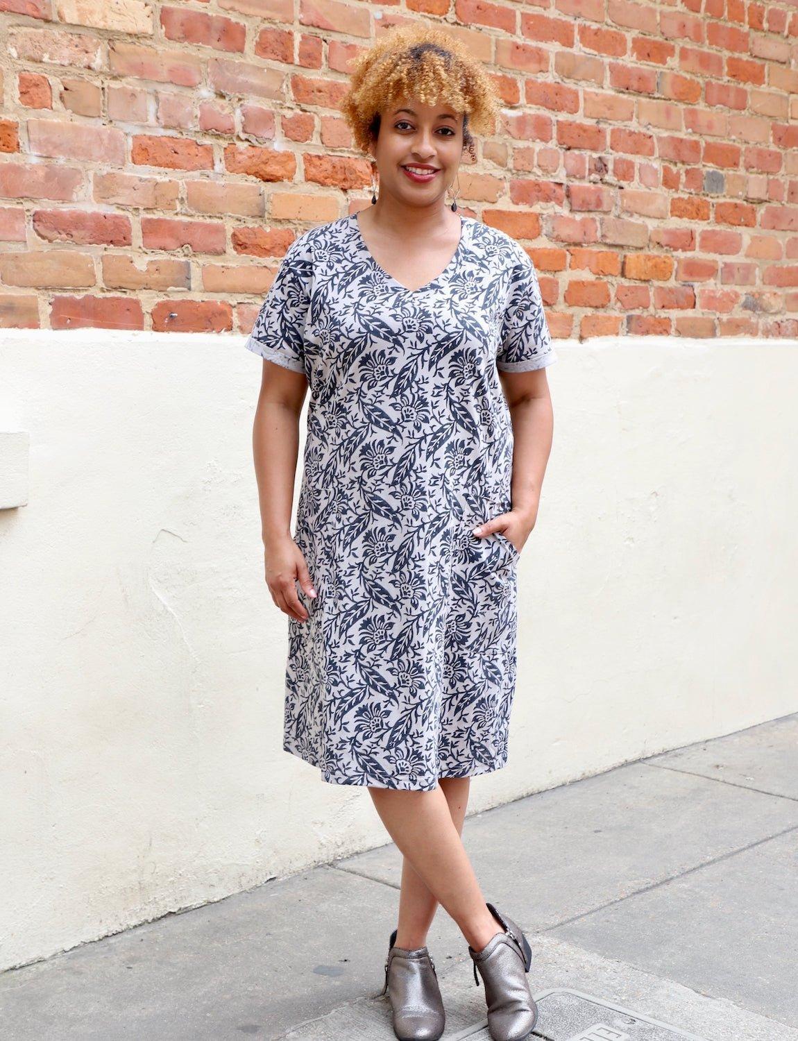 Fall Shadows Organic Dress - Image 2