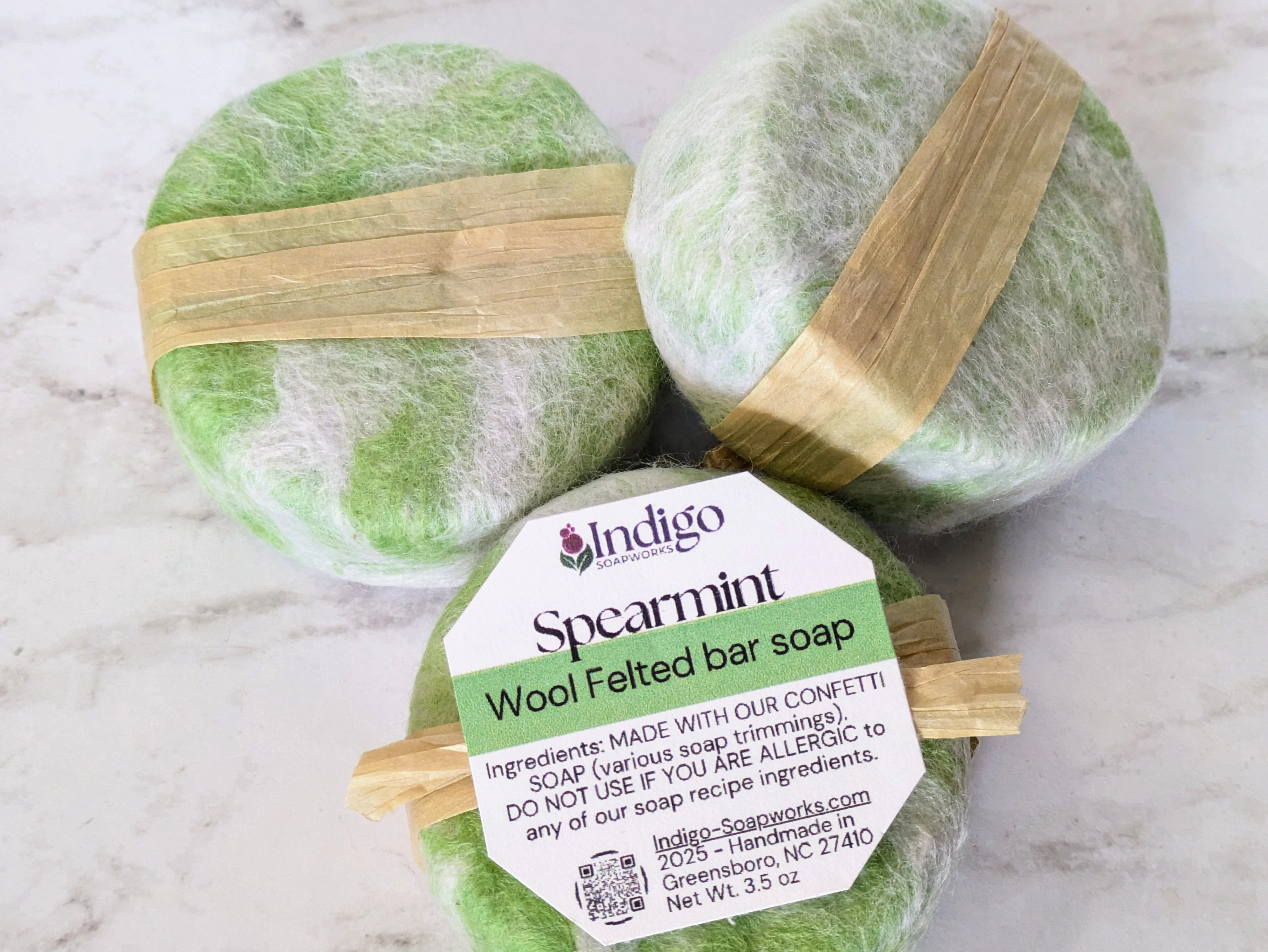 Felted Soap bar - Merino Wool or Alpaca - choose scent! - Image 6