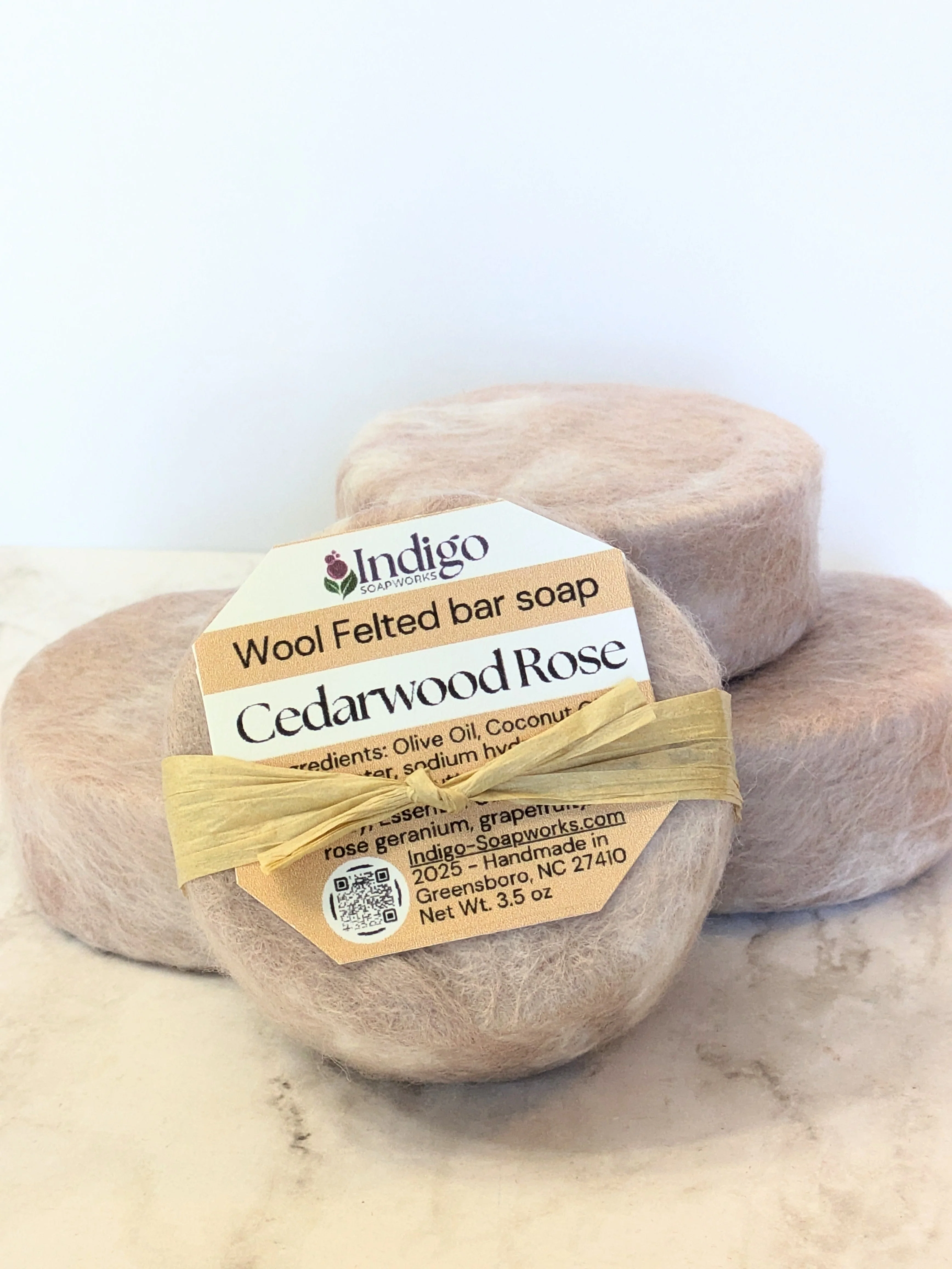 Felted Soap bar - Merino Wool or Alpaca - choose scent! - Image 7