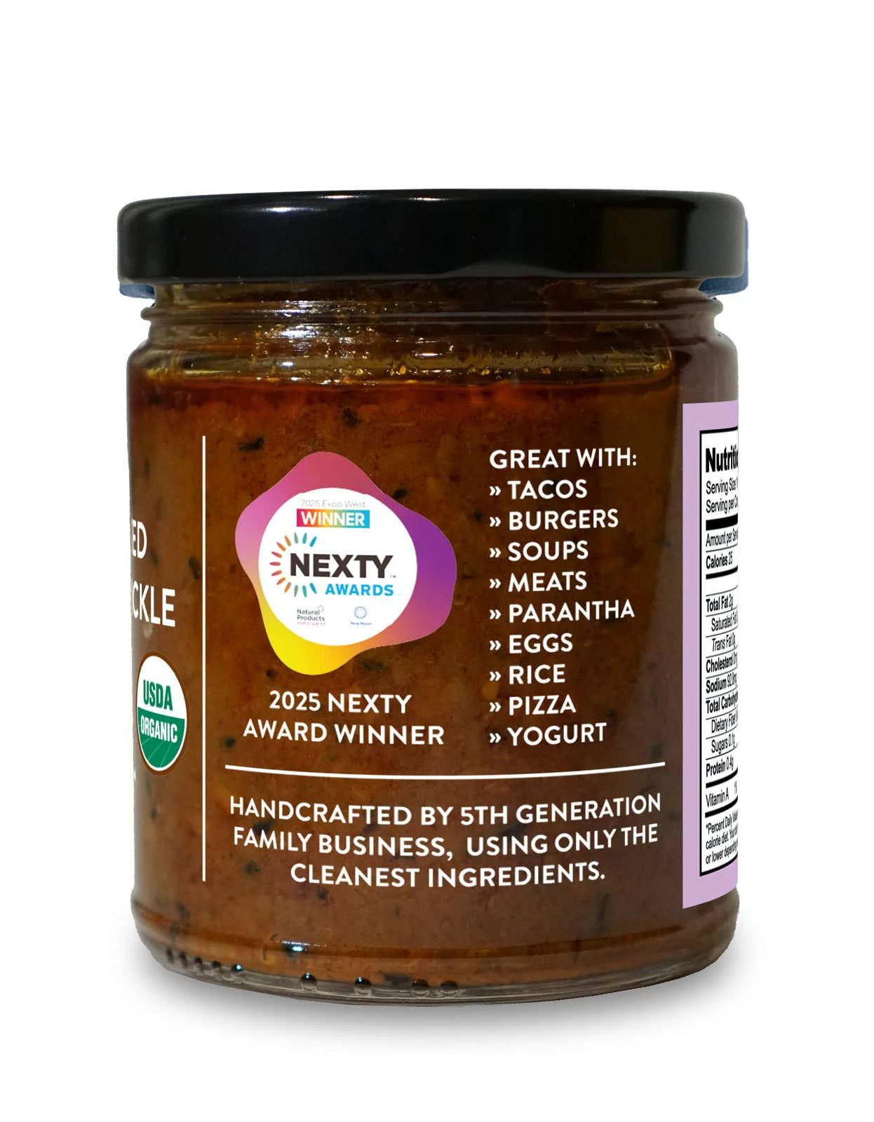 Fermented Garlic Pickle, Certified Organic - 9 oz - Image 3