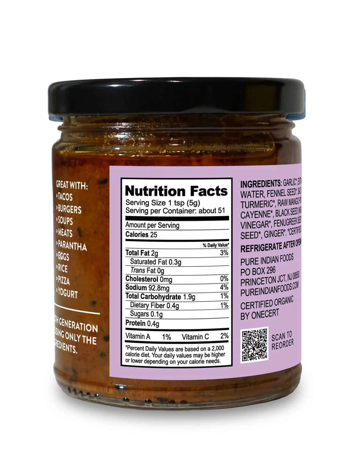 Fermented Garlic Pickle, Certified Organic - 9 oz - Image 4
