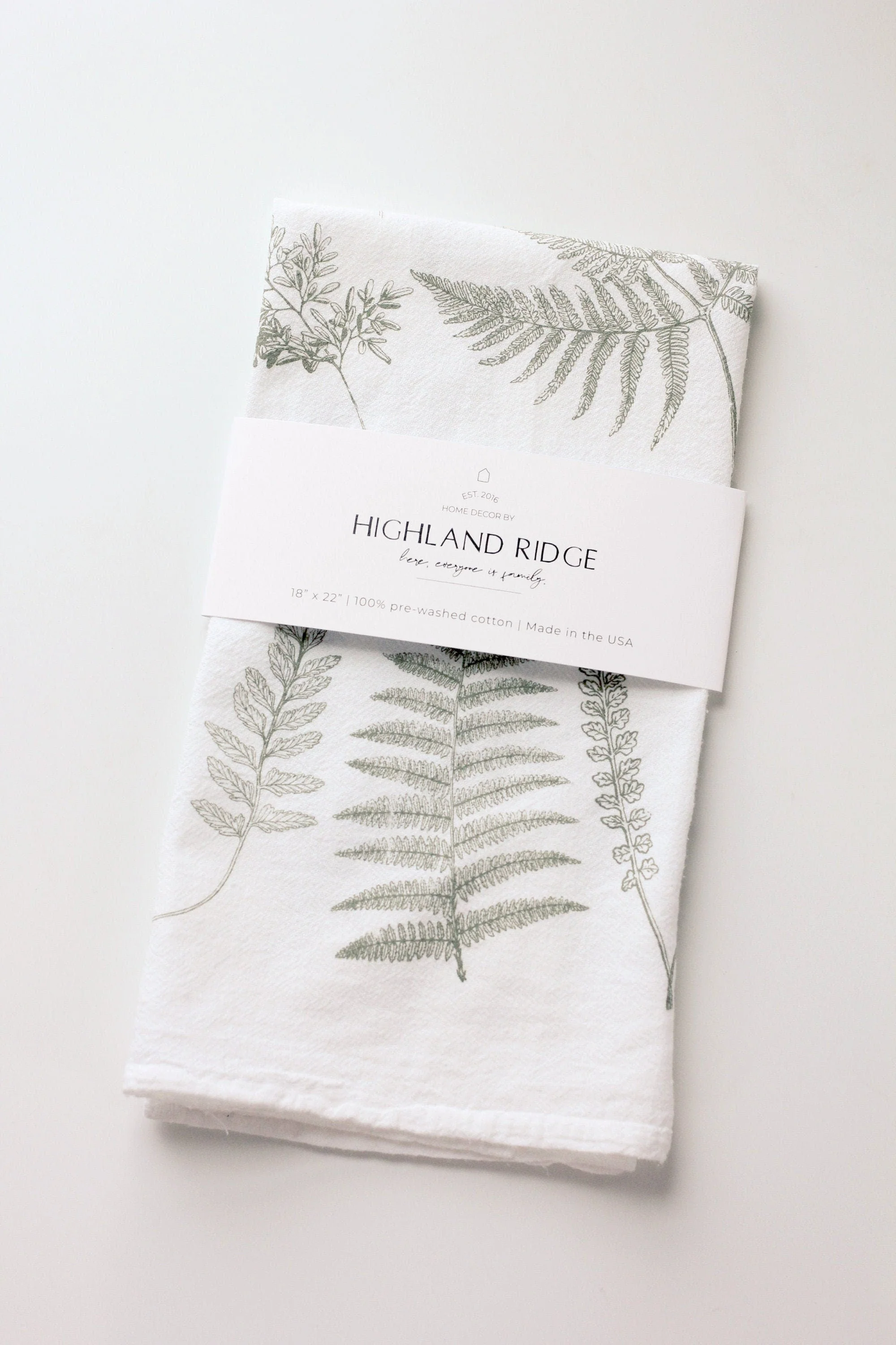 Fern Fronds Tea Towel - Image 3