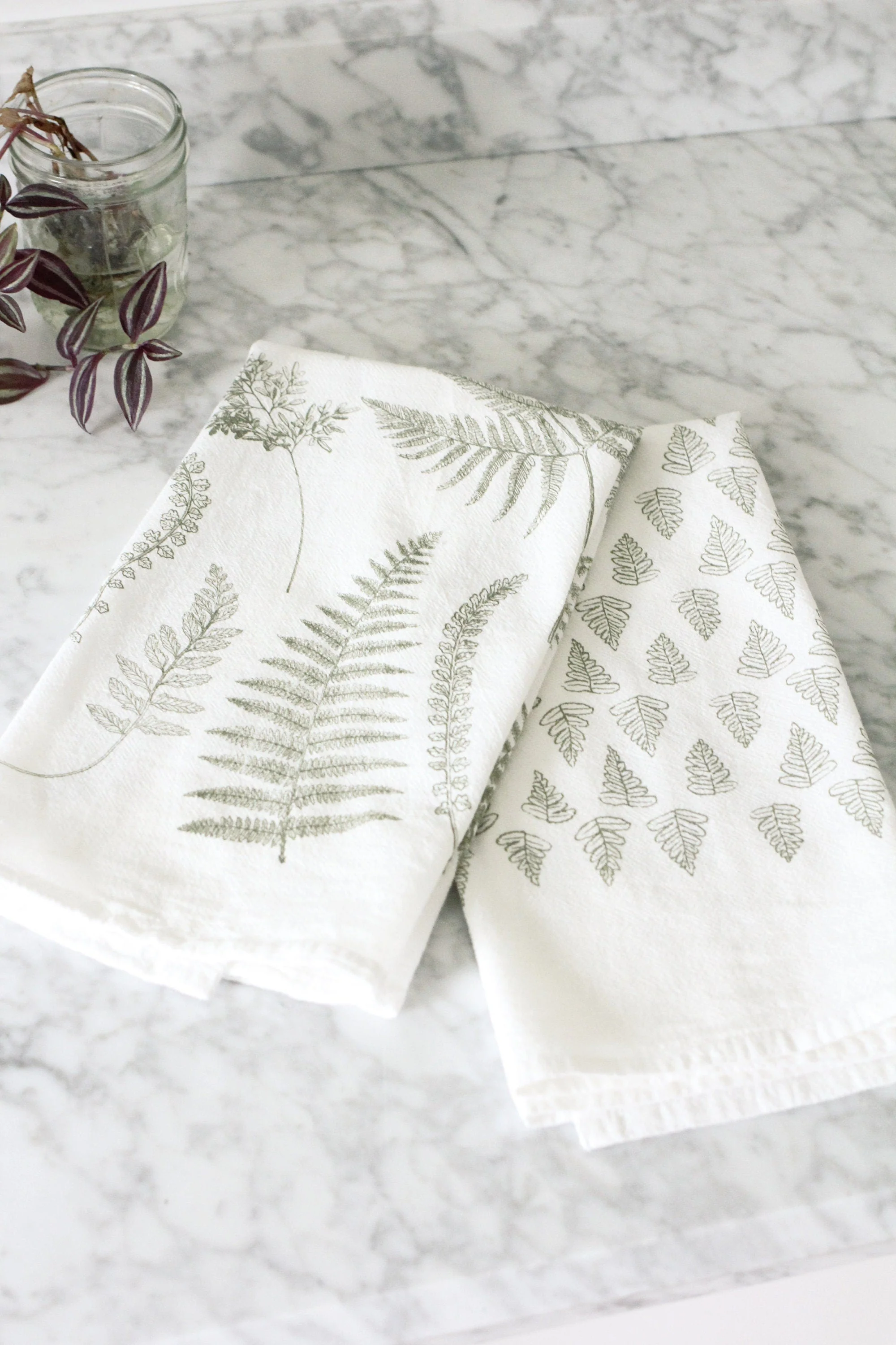 Fern Fronds Tea Towel - Image 4