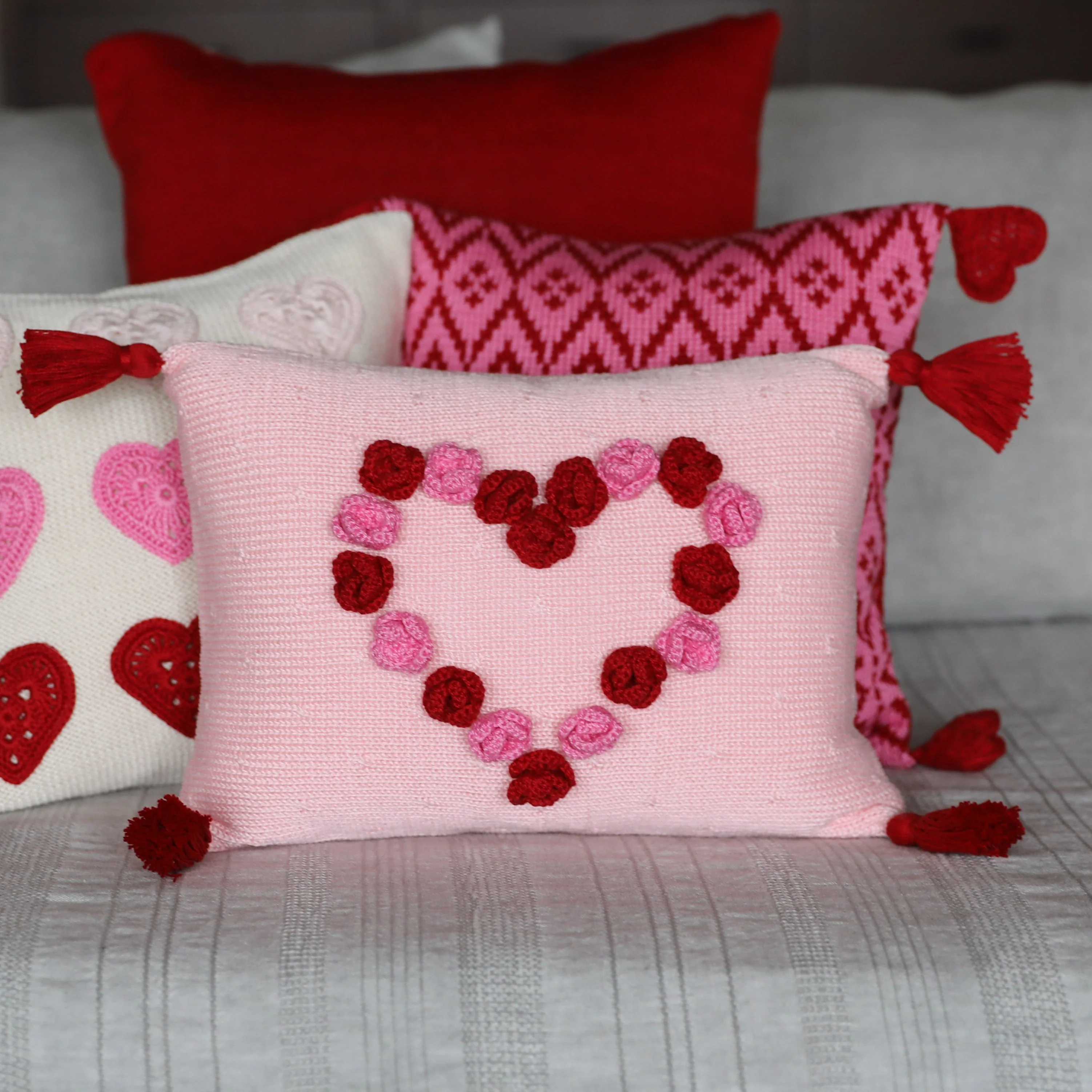 Flower Heart 8 x 11 Pillow - Image 2