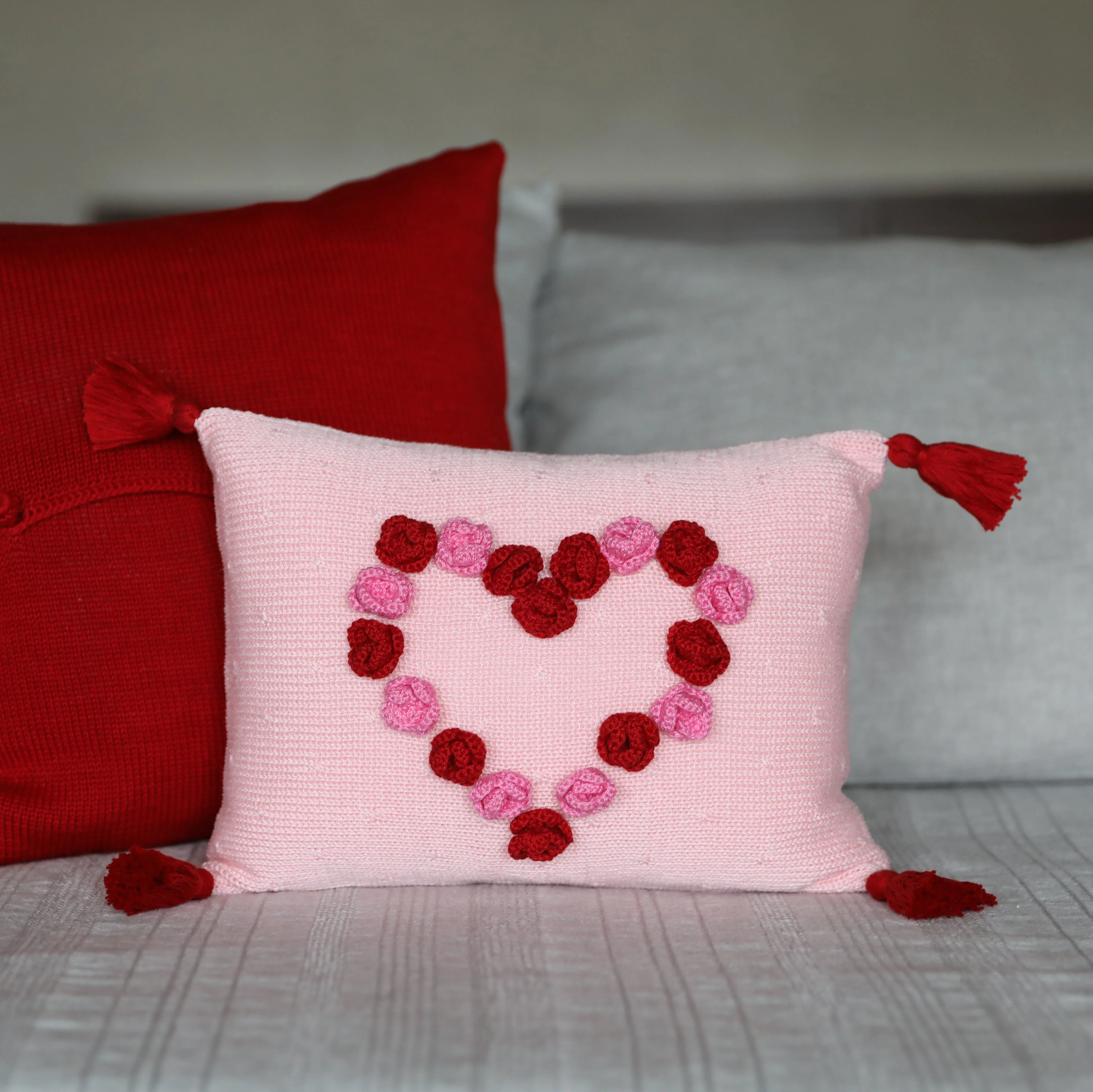 Flower Heart 8 x 11 Pillow - Image 3