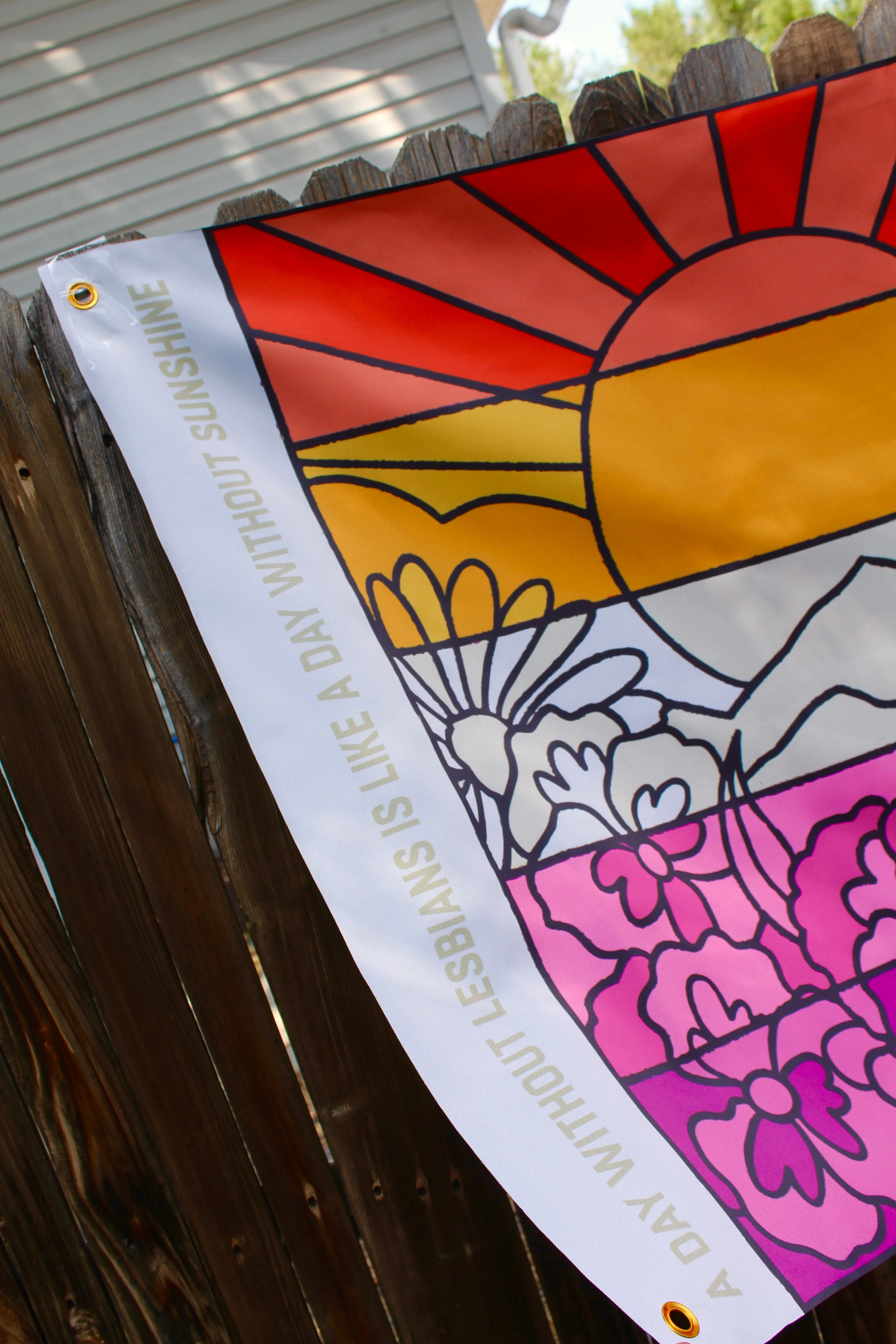 Flower Lesbian Flag - Image 3