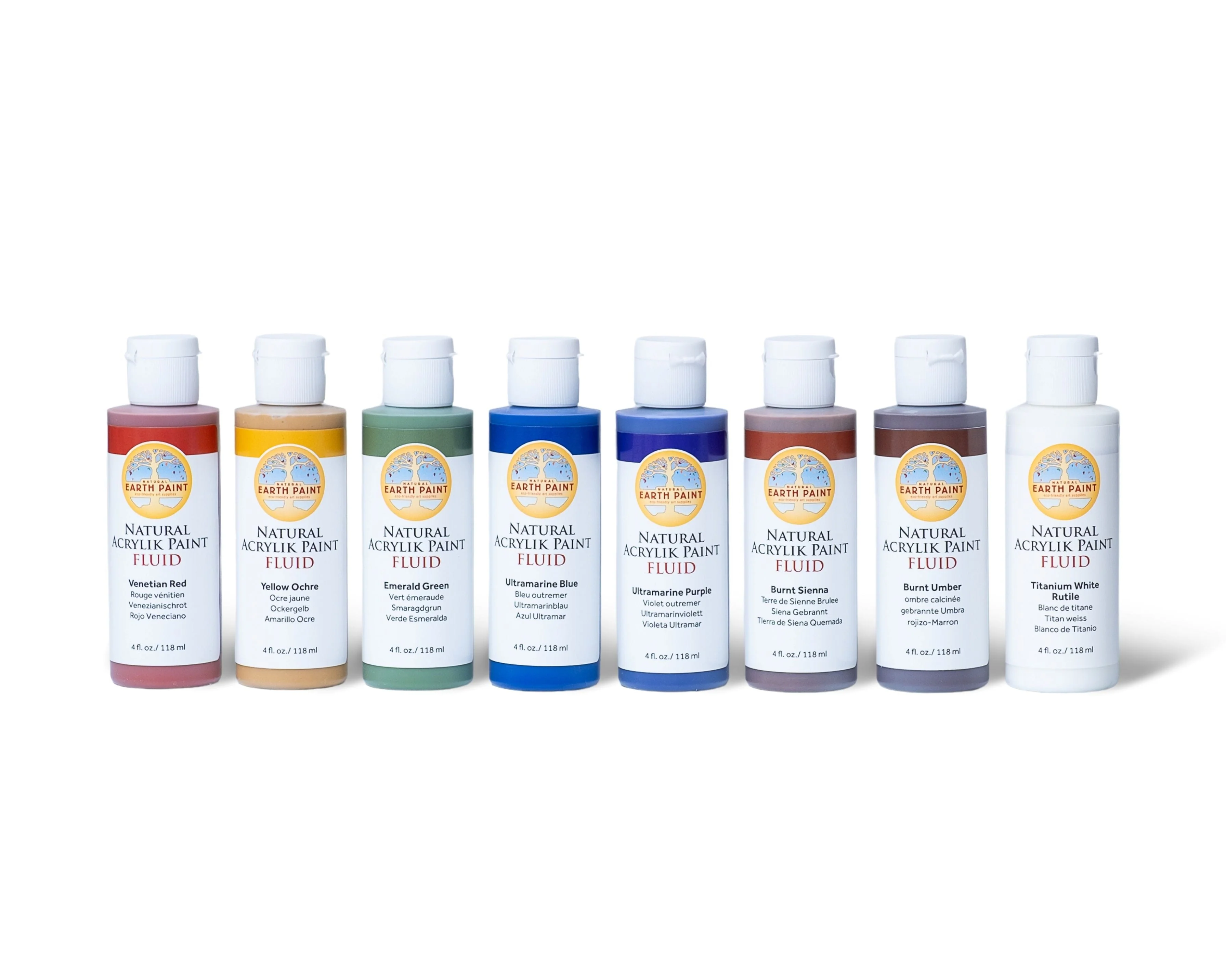 Fluid - Natural Acrylik Paint - Earth Colors Set - Image 2