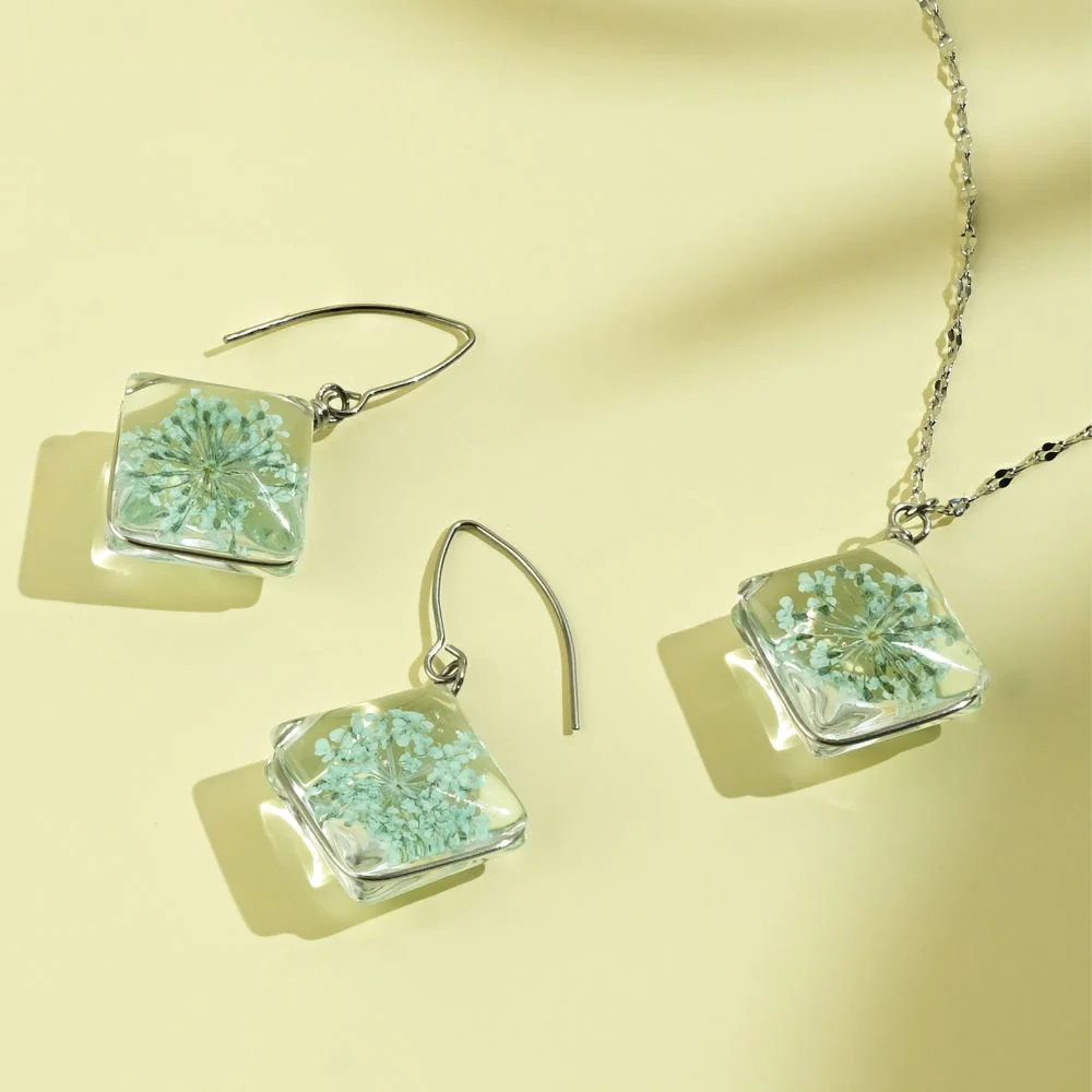 Forever Mint in Bloom Earrings - Image 4