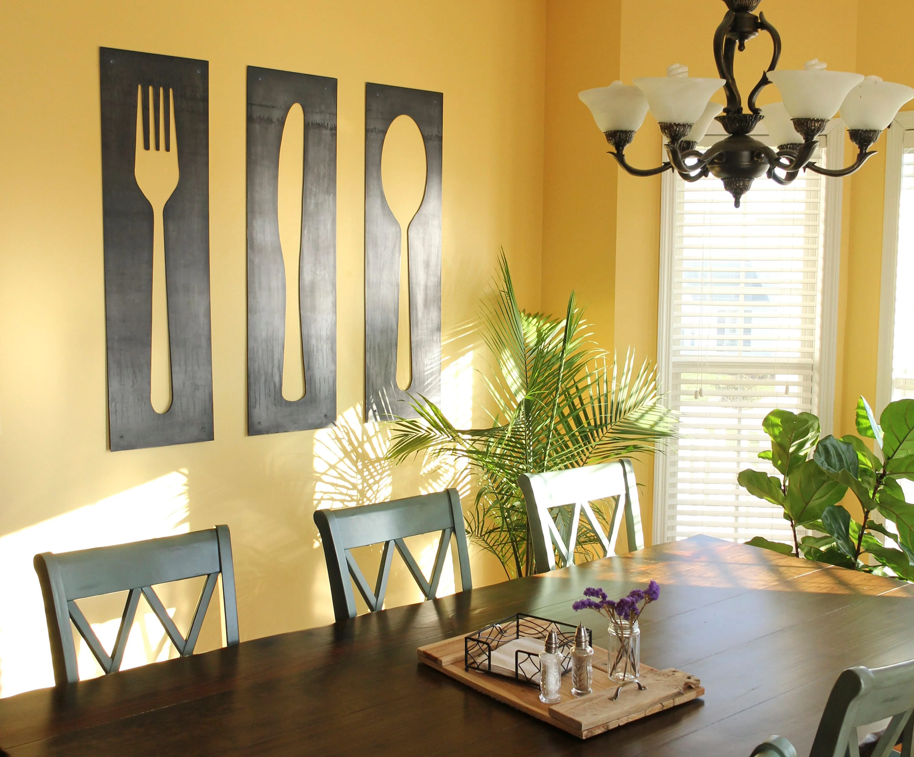 Fork Knife Spoon Wall Art Panel Set - Image 8