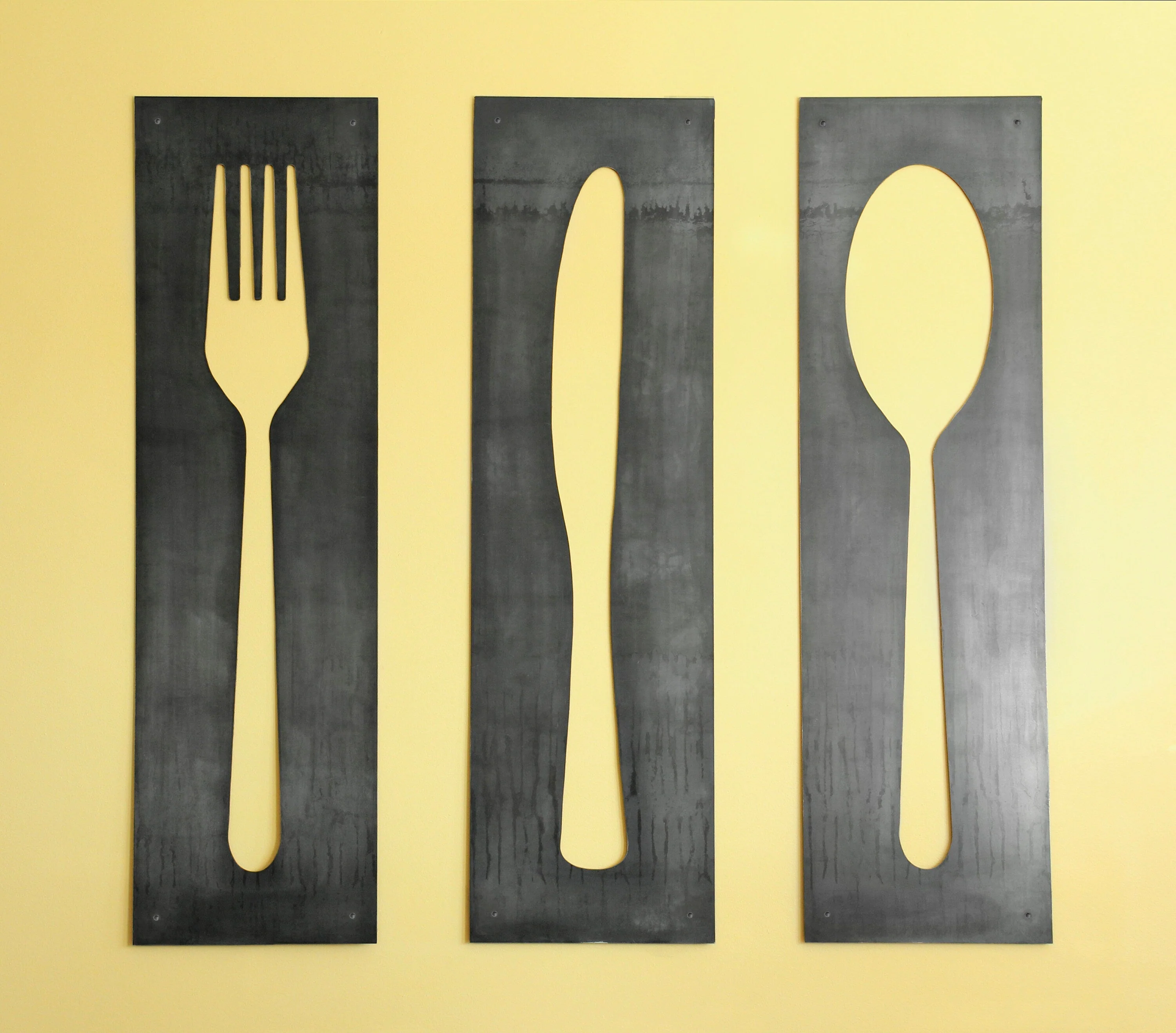 Fork Knife Spoon Wall Art Panel Set - Image 9