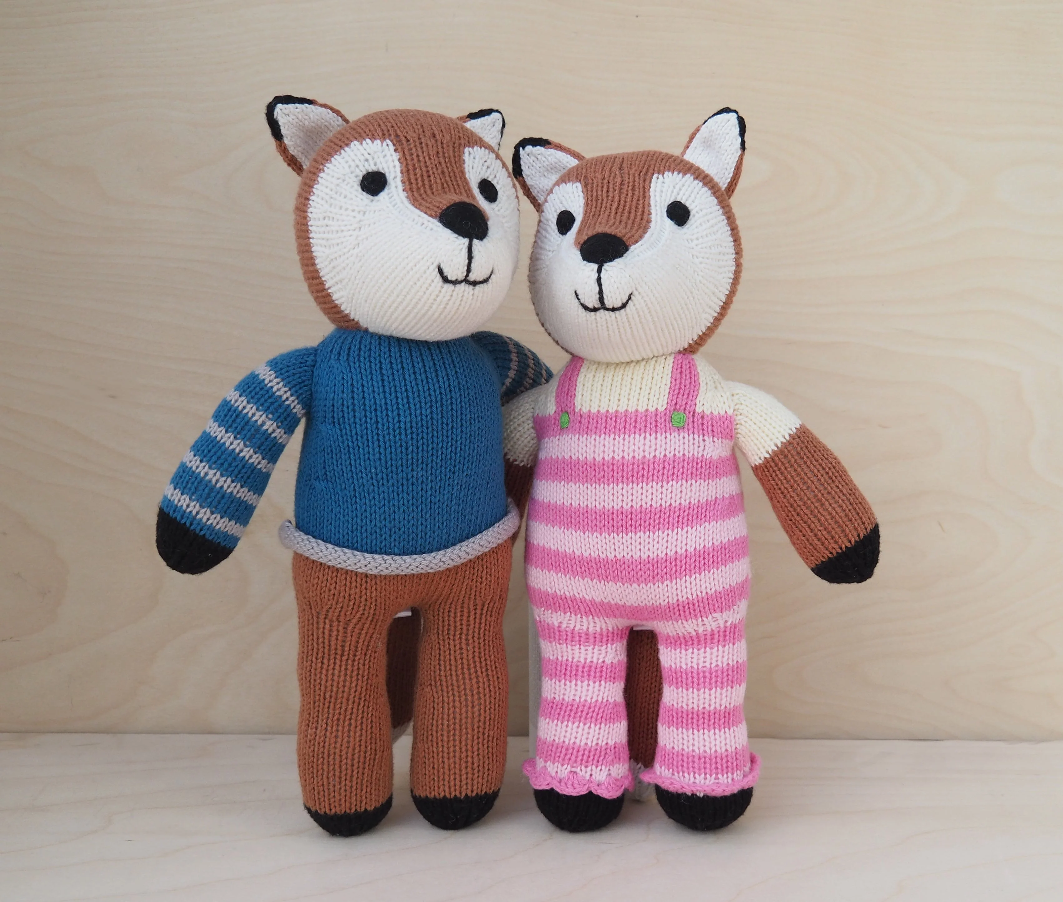 Fox in Blue Sweater - Image 4