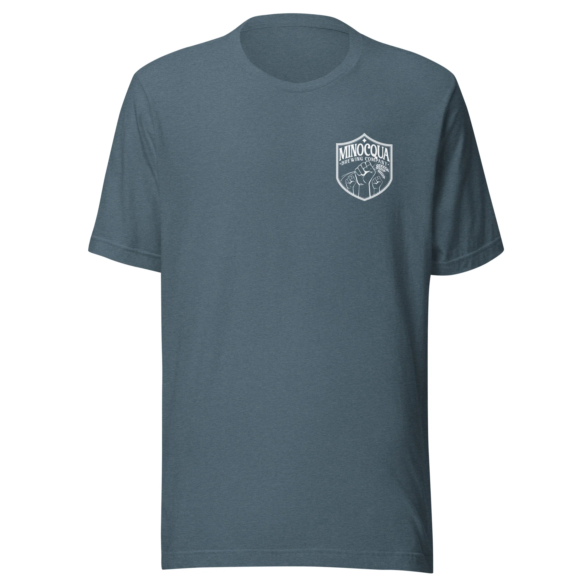 Free Beer Day Front & Back Print T-shirt (White Print) - Image 19