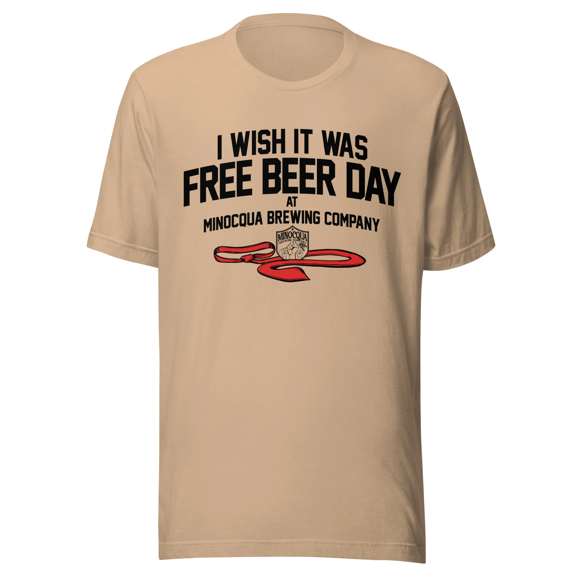 Free Beer Day T-shirt (Black Print) - Image 3