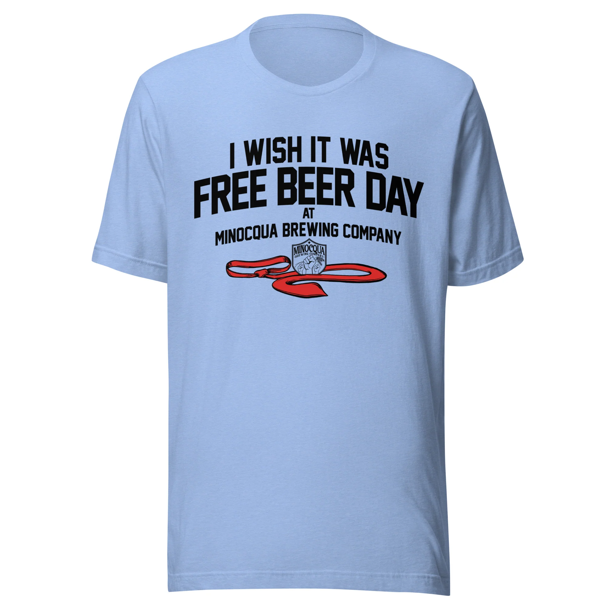 Free Beer Day T-shirt (Black Print) - Image 4