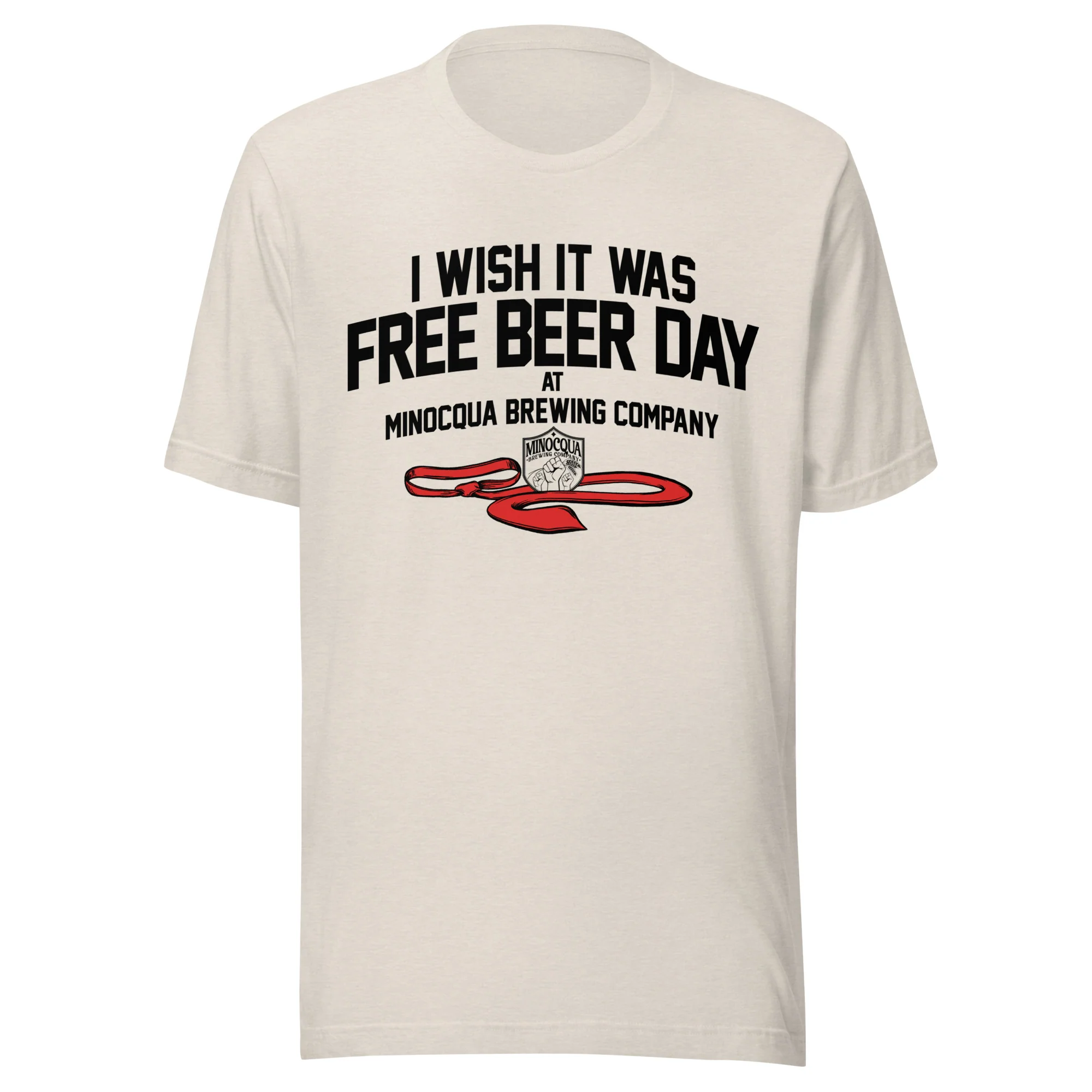 Free Beer Day T-shirt (Black Print) - Image 6