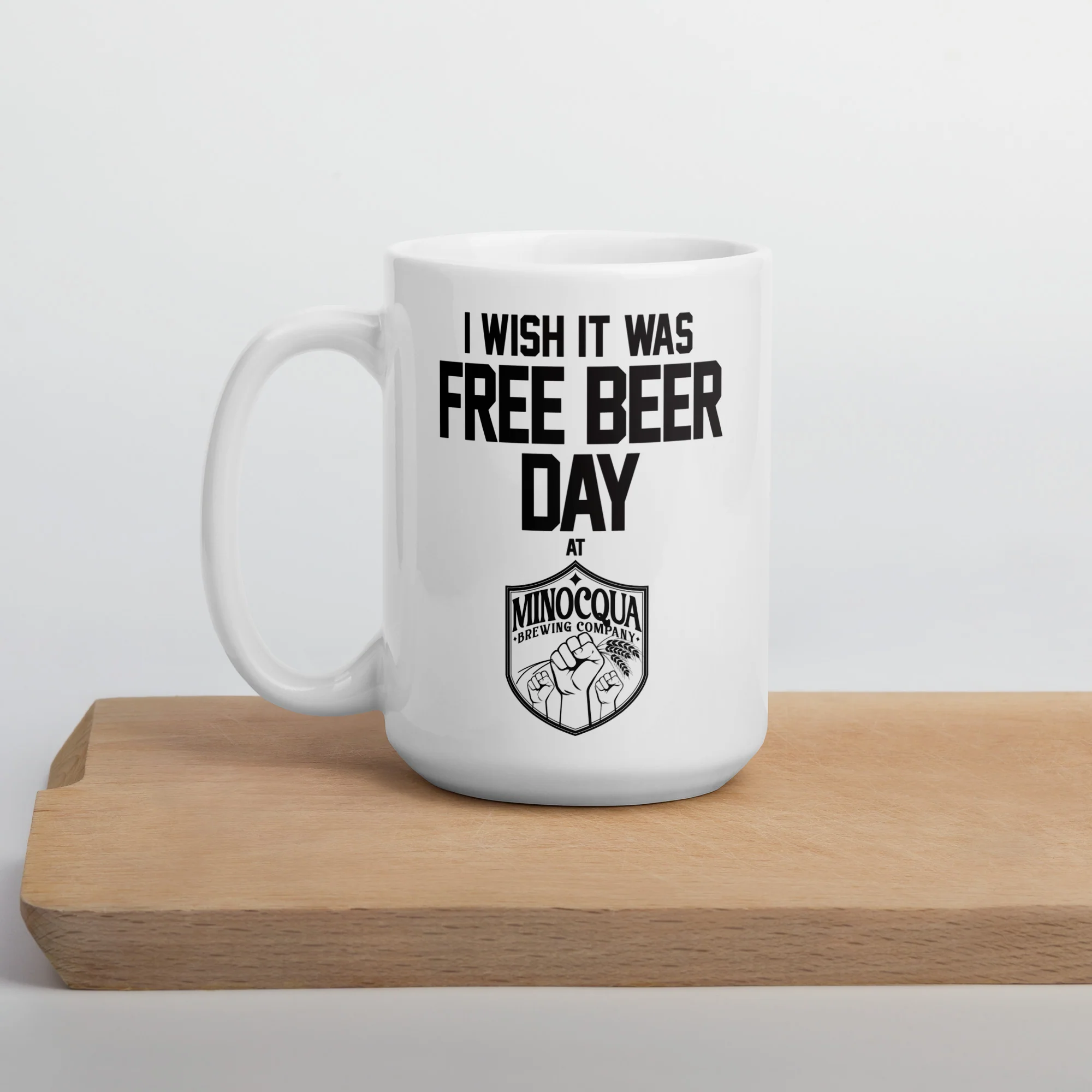 Free Beer Day White Glossy Mug - Image 7