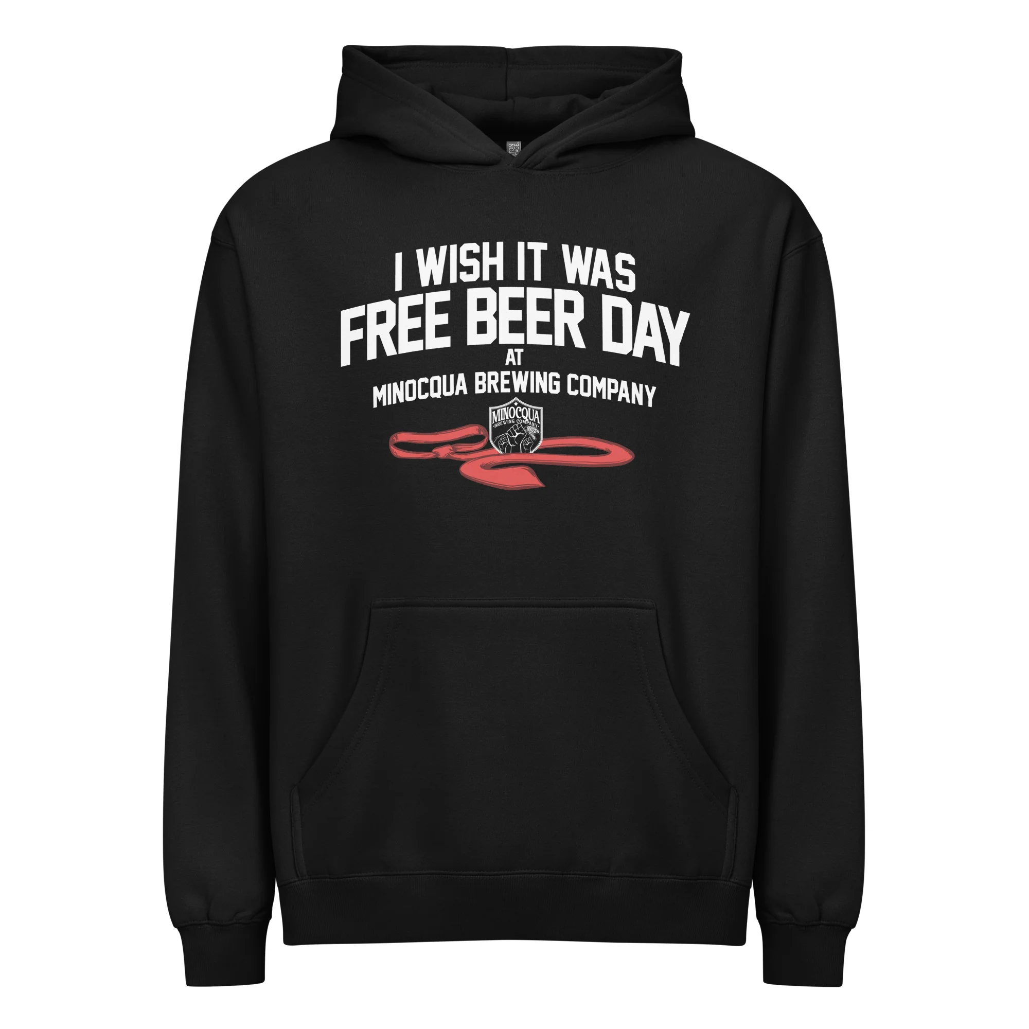 Free Beer Day Hoodie (White Print)
