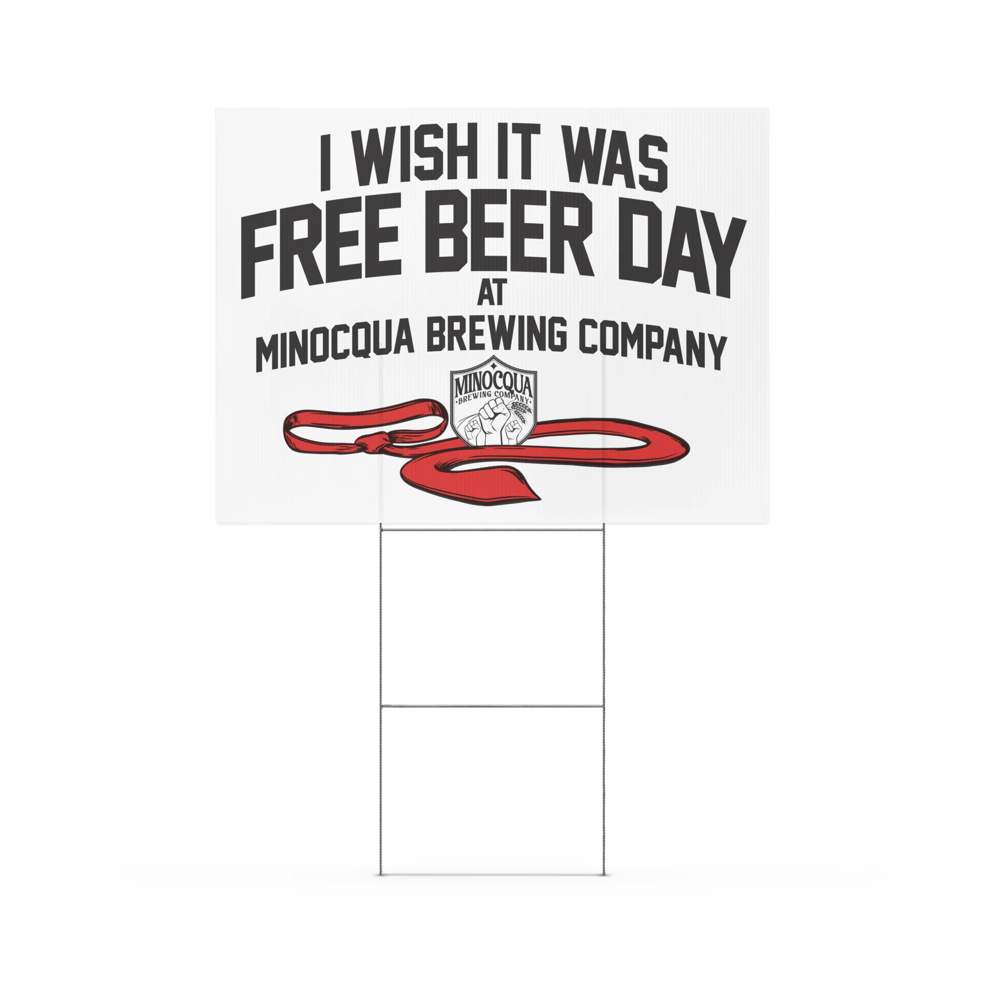 Free Beer Day Yard Sign - Image 2