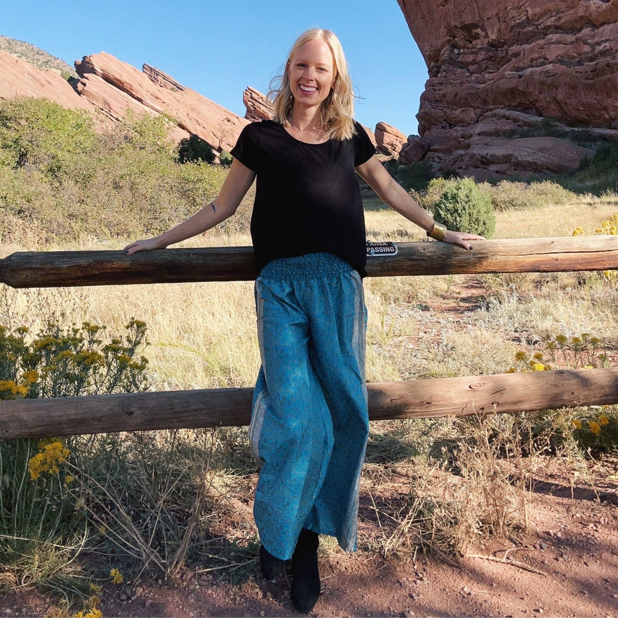 Free Spirit Wide-Leg Palazzo Pants - Image 10