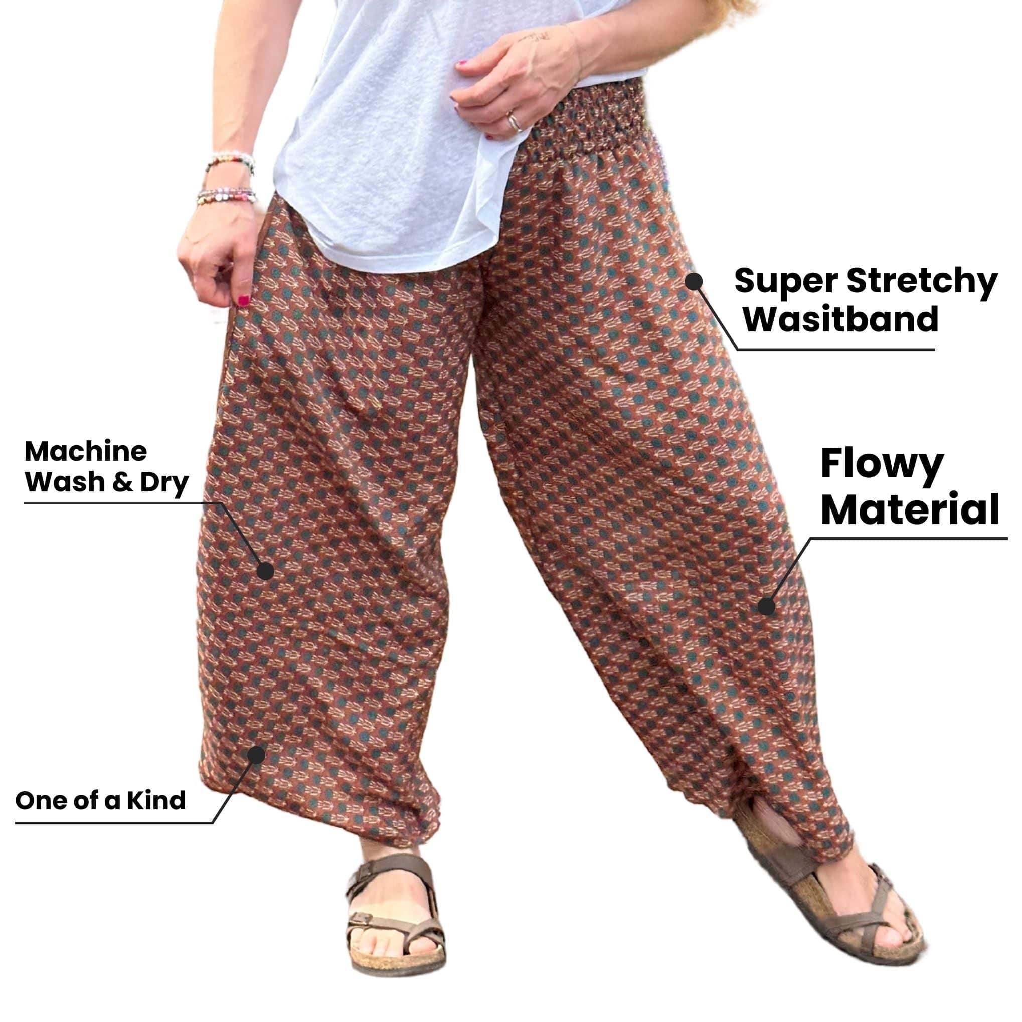Free Spirit Wide-Leg Palazzo Pants - Image 3