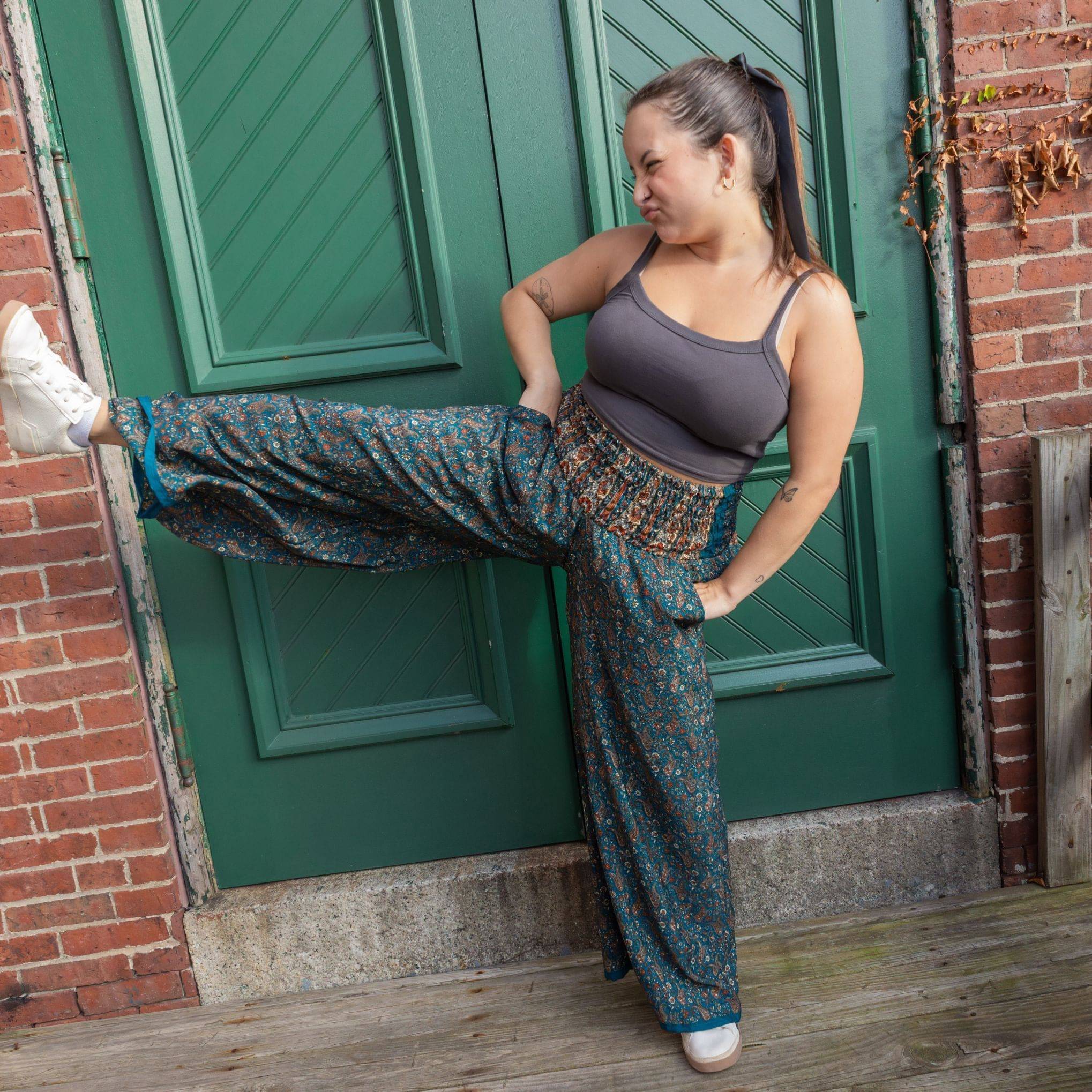 Free Spirit Wide-Leg Palazzo Pants - Image 8