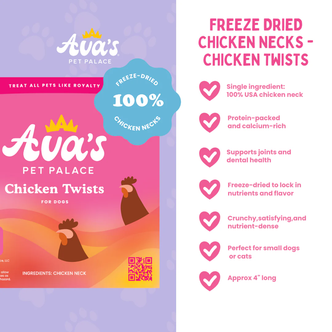 Freeze Dried Chicken Neck - Chicken Twists - Image 2