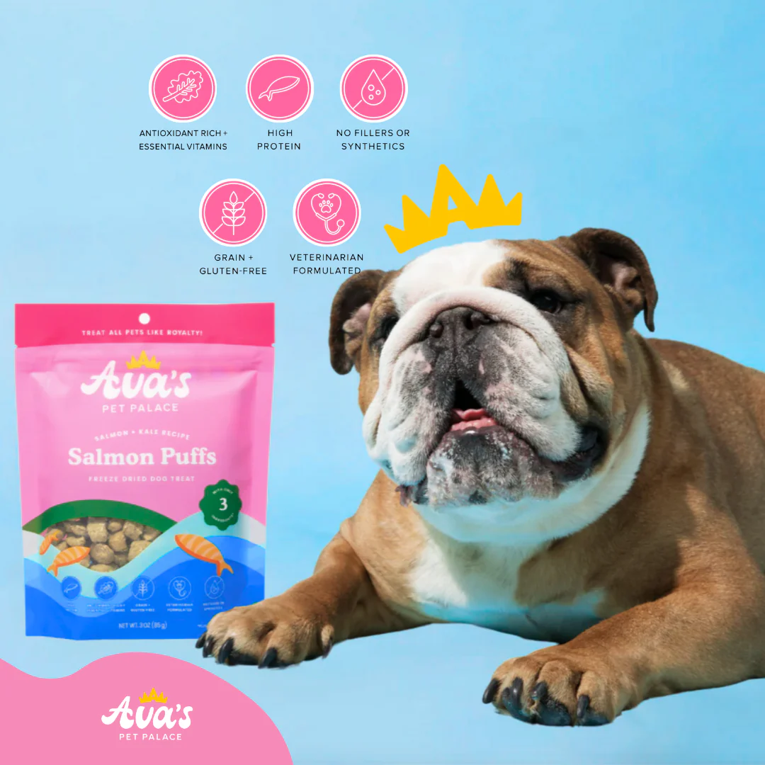 Freeze Dried Dog Treats - Salmon Puffs - Image 5