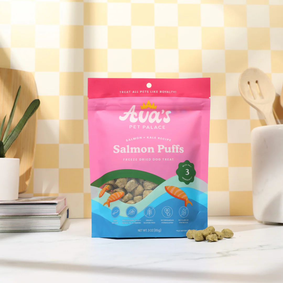 Freeze Dried Dog Treats - Salmon Puffs - Image 6