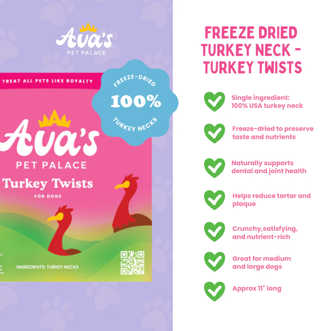 Freeze Dried Turkey Neck - Turkey Twists - Image 2
