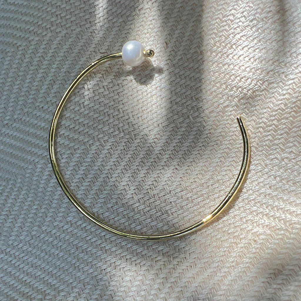 Freshwater Pearl Bangle - Image 2