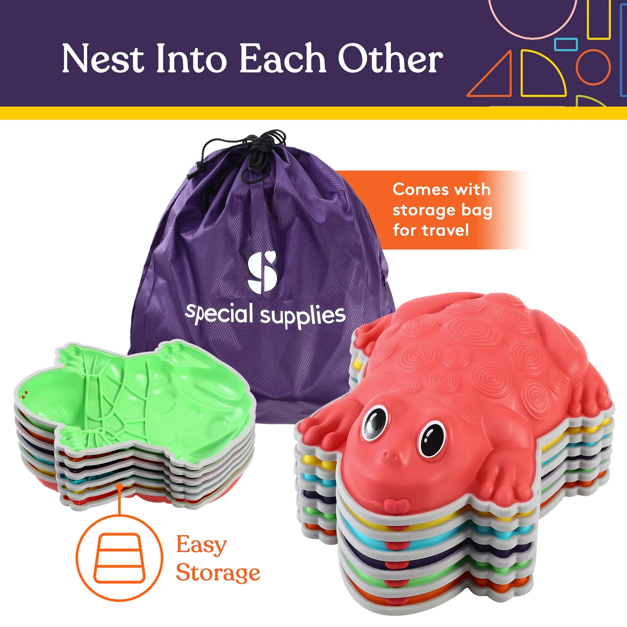 Frog Stepping Stones – Deluxe 6-Piece Set with Bonus Game - Image 5