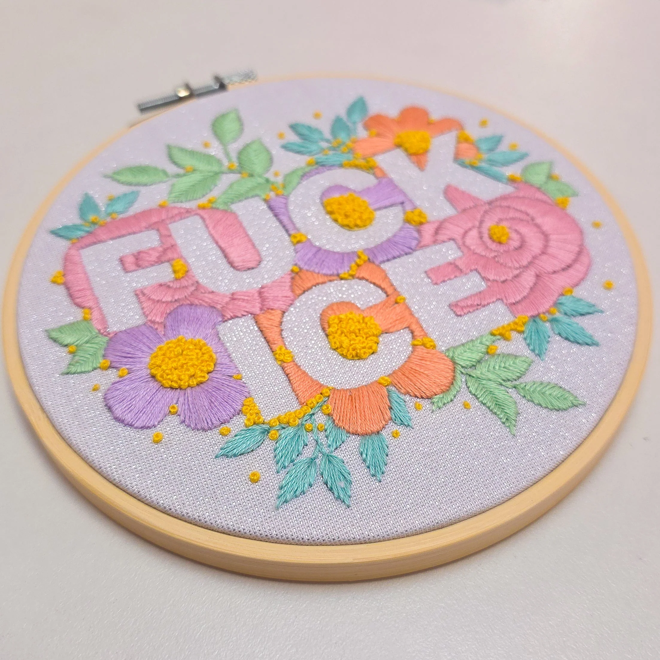 FUCK ICE - Embroidery Kit - Image 2