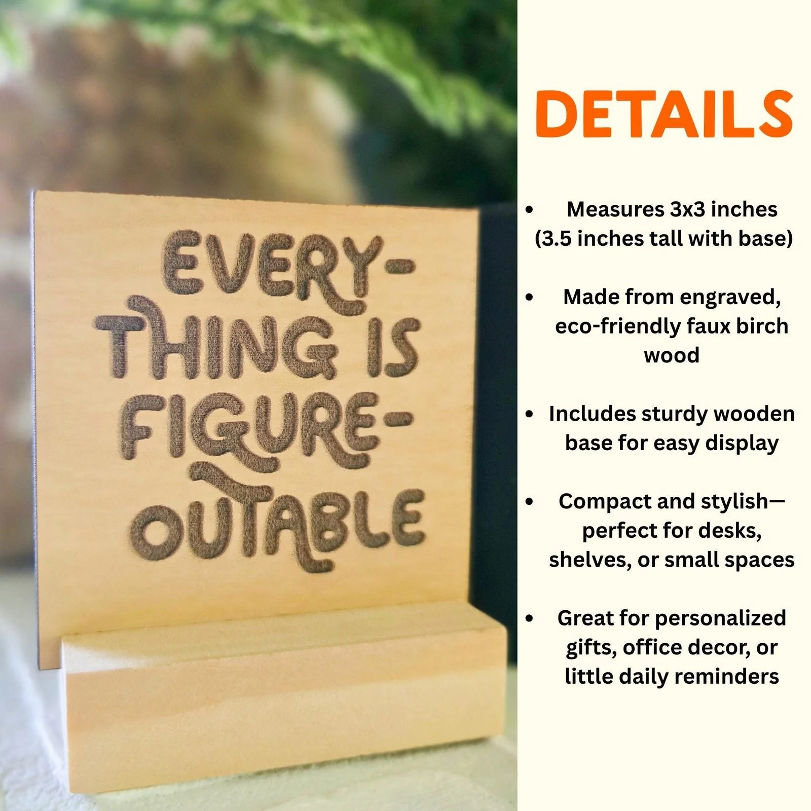 Funny Engraved Mini Desk Signs - Image 3