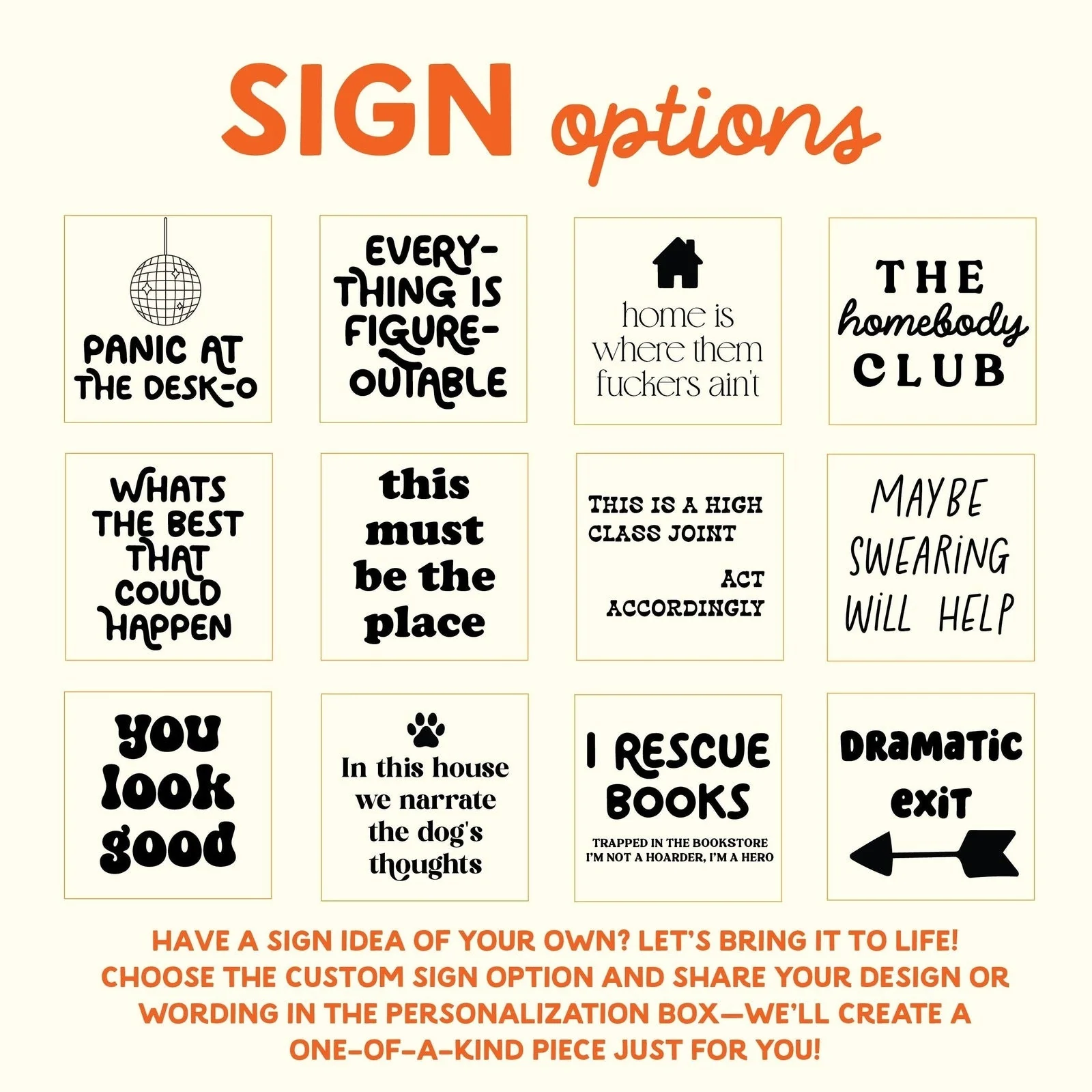 Funny Engraved Mini Desk Signs - Image 4