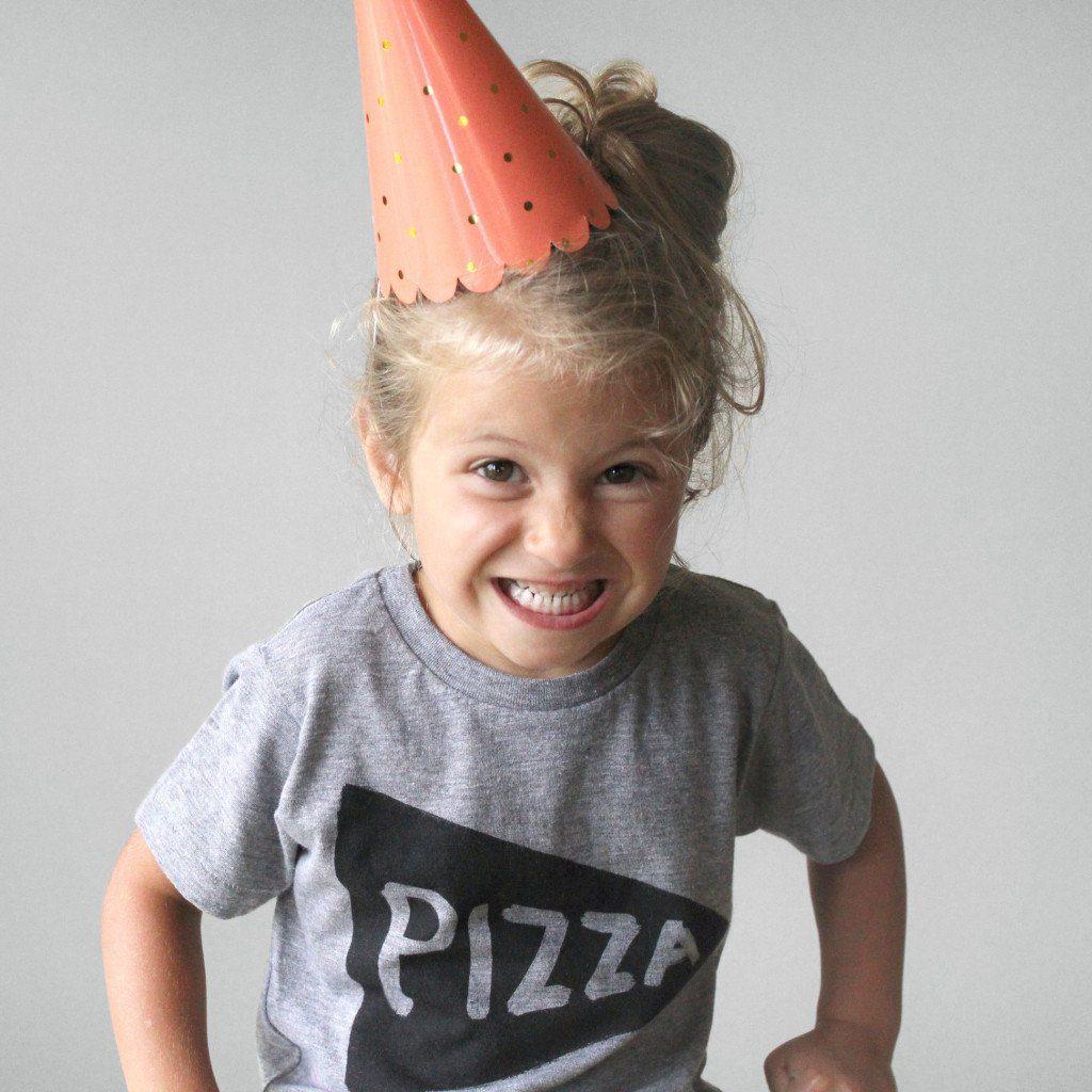 Funny Kids Pizza Graphic T-Shirt - Image 4