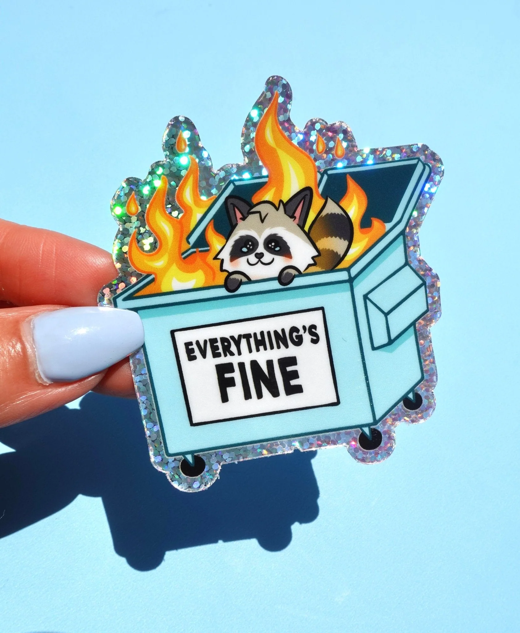 Funny Mental Health Sticker Pack –  Holographic Waterproof Vinyl Decals – Discounted Bundle of Anxiety, Therapy & Trauma Humor - Image 11