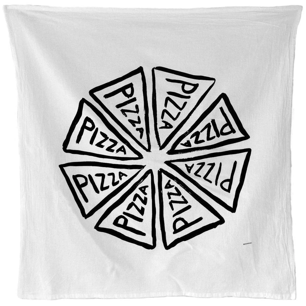 Funny Pizza Lover Printed Kitchen Towel - Image 2