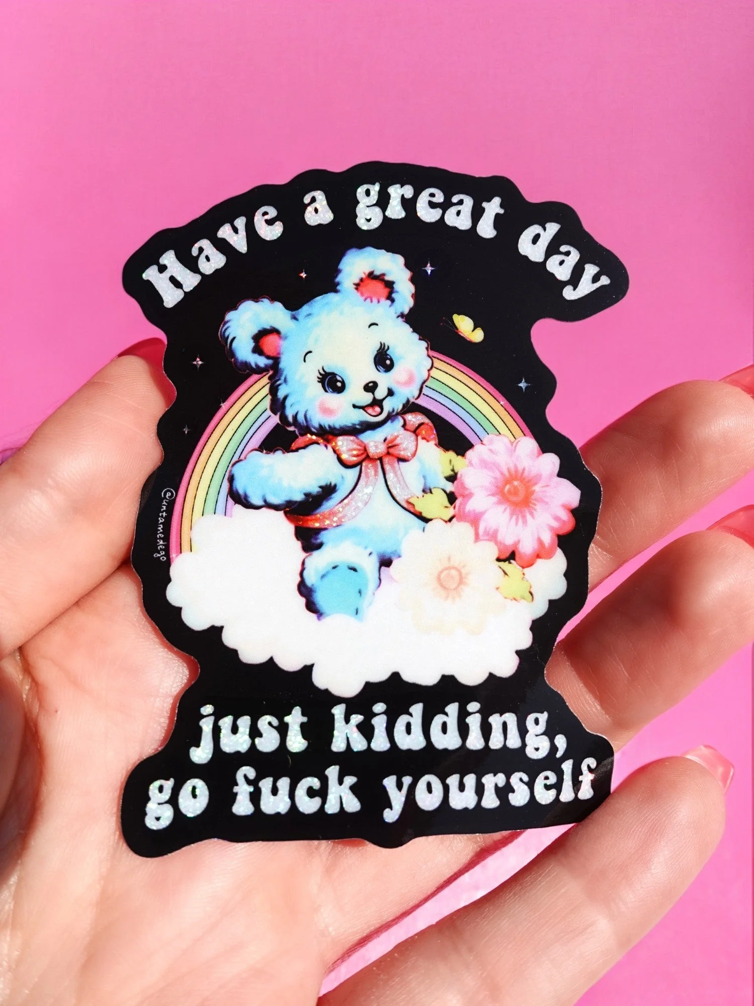 Have a Great Day Just Kidding Sticker - Image 2