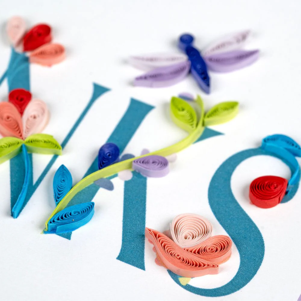 Garden THANKS Quilled Card - Image 3